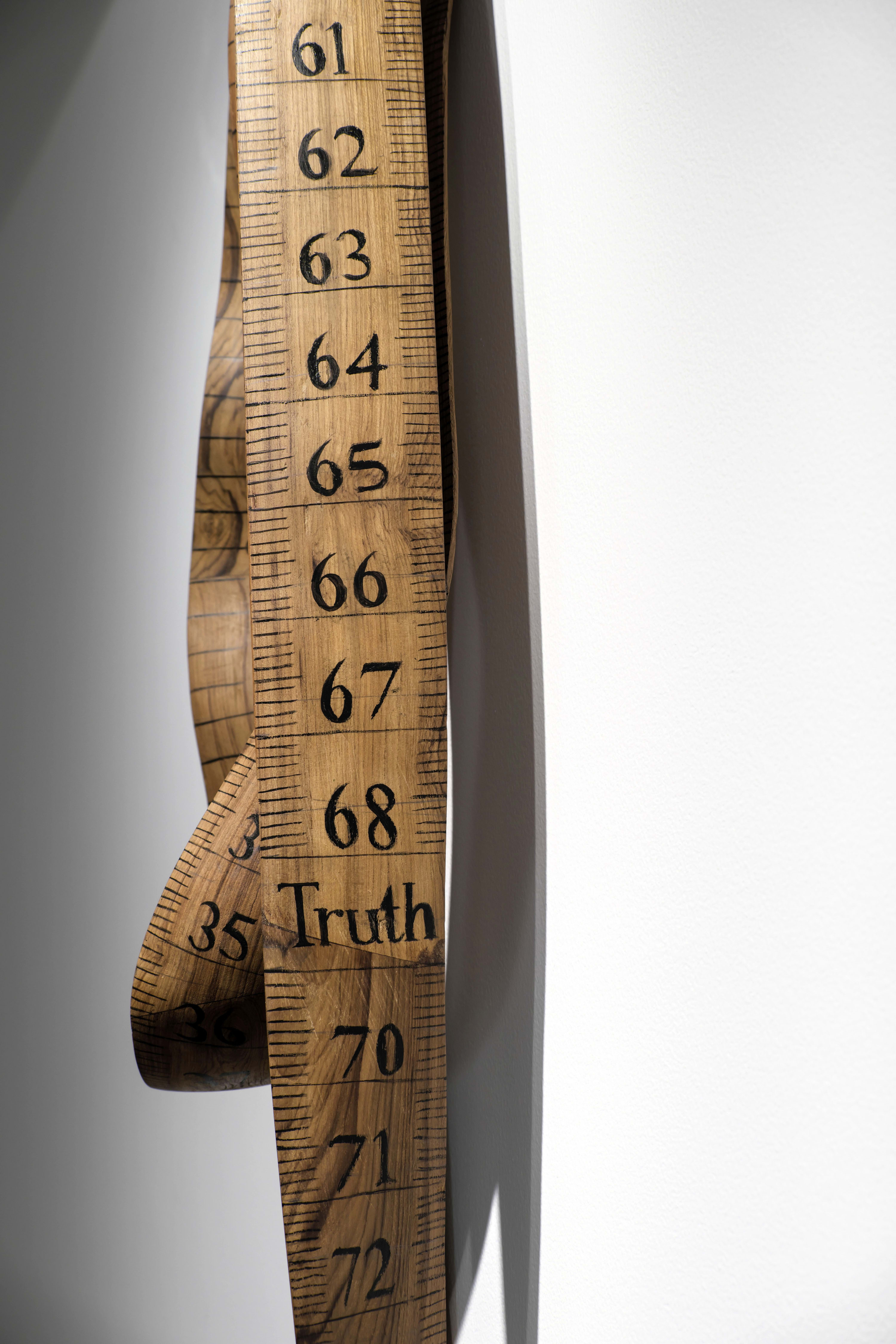 SHIVANI AGGARWAL How do I Measure? 78 x 13 x 10 Inches Teak wood and Acrylic Edition 1/3 2021