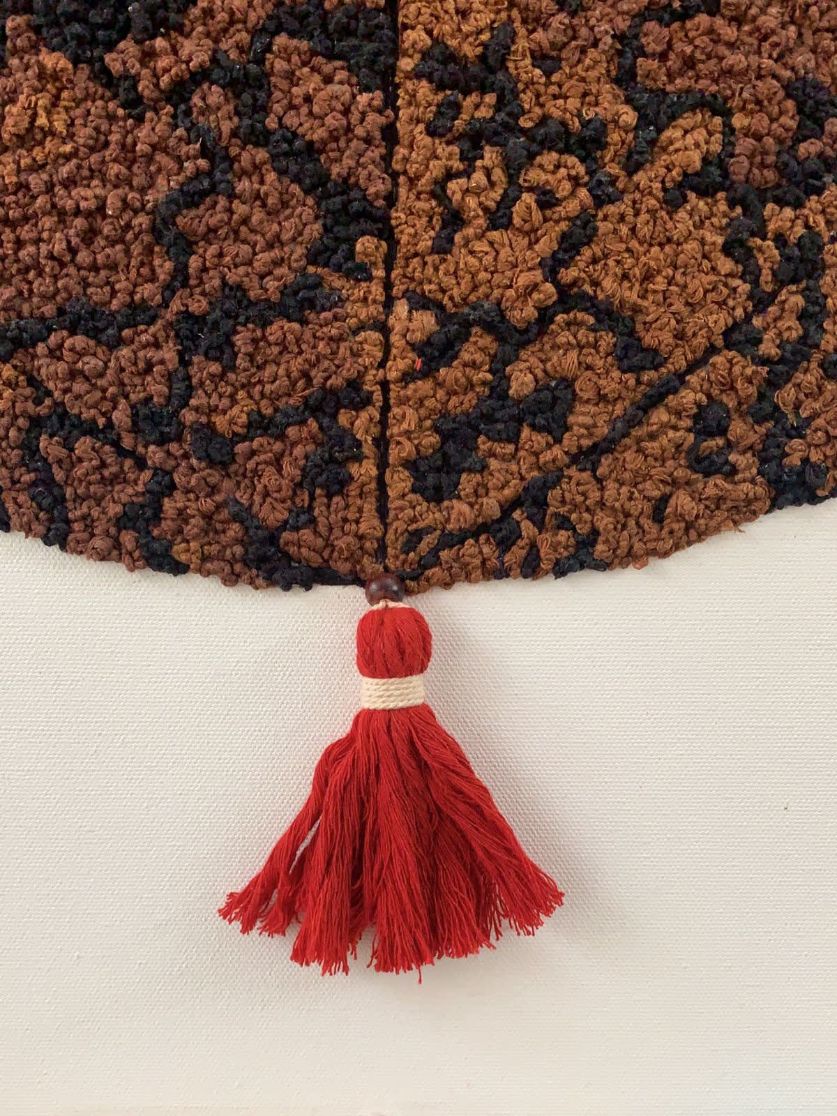 MEGHA JOSHI Syncretic Ritual II 36 x 36 Inches 50 x 50 Inches ( Framed ) Thread and MDF on...