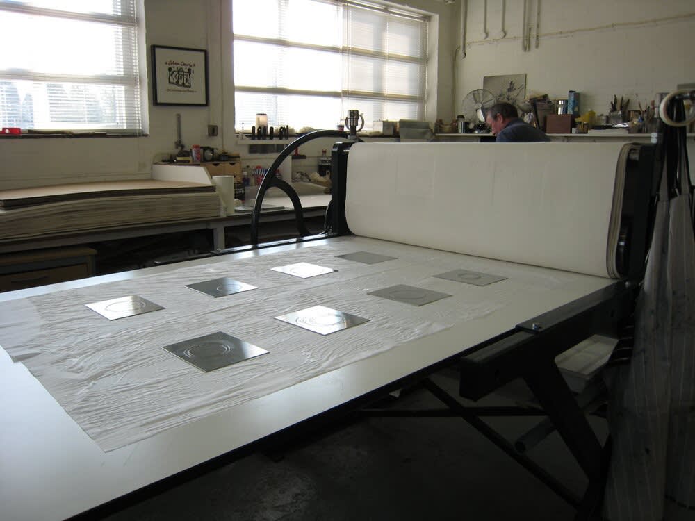 '88 Days' is a set of 88 blind-embossed lift-ground etchings, made during Alex Calinescu’s time as Artist in Residence at...