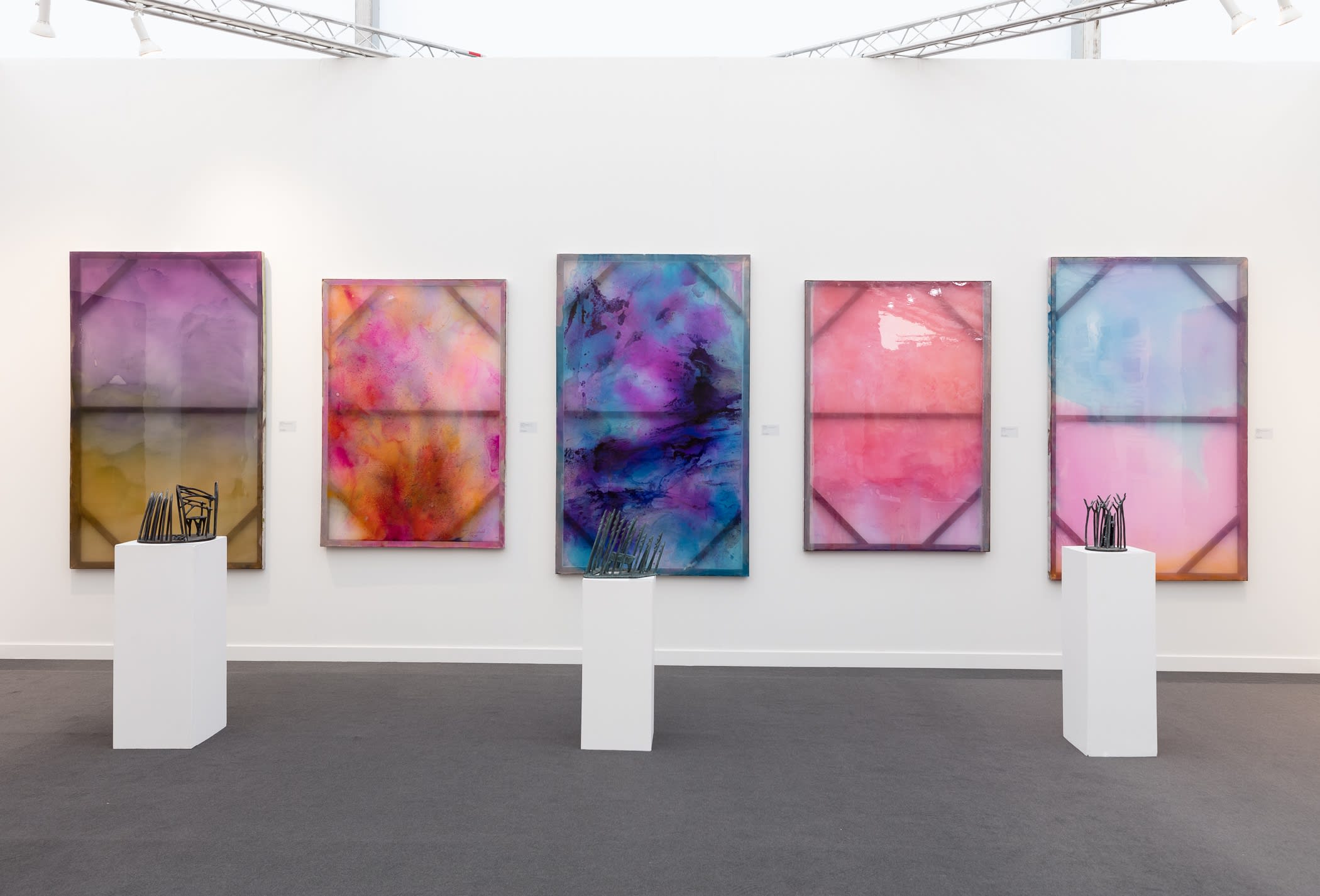 For Frieze LA 2023, Welancora Gallery presented works from Chris Watts and Helen Evans Ramsaran. Courtesy of Welancora Gallery and...