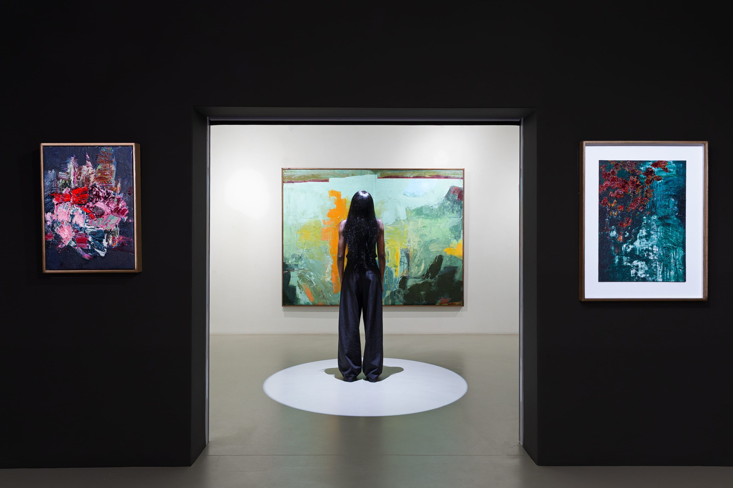 Light installation for (e)mersion, 2025, Claire Lichtenstein & Belinda Ross