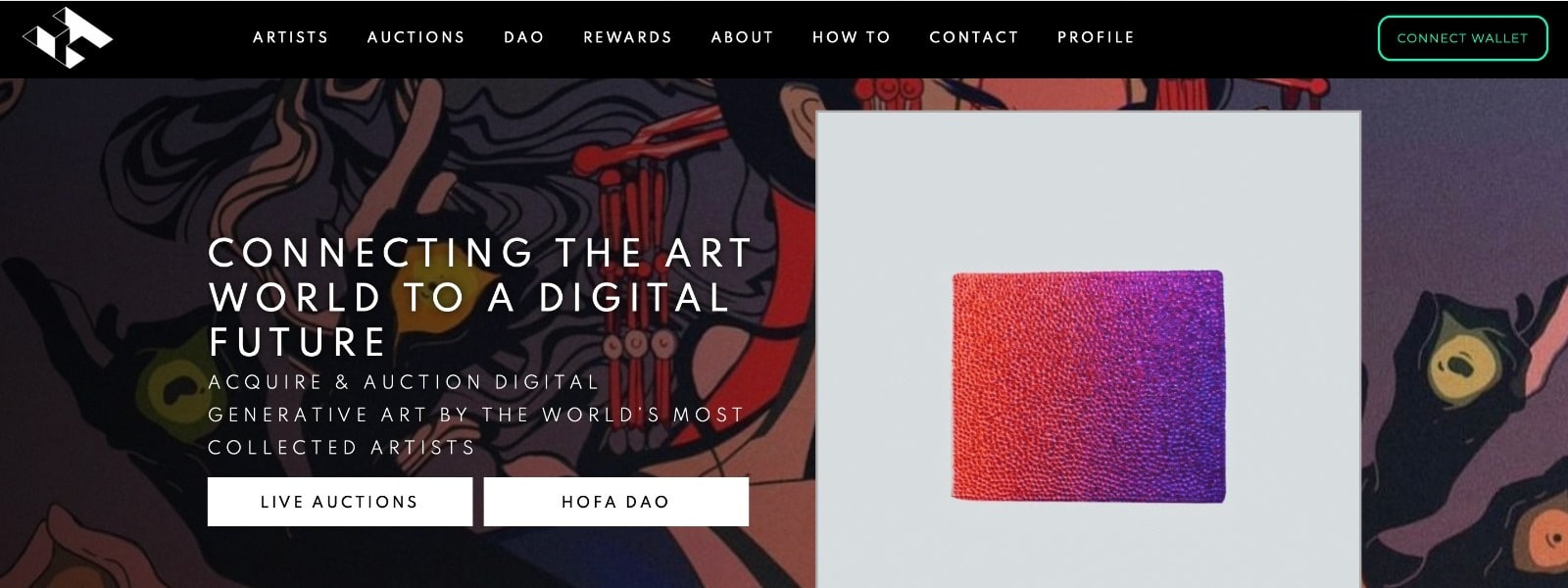 HOFA minted and auctioned its first set of artworks on its own NFT platform HOFA.io. A curated NFT platform built...