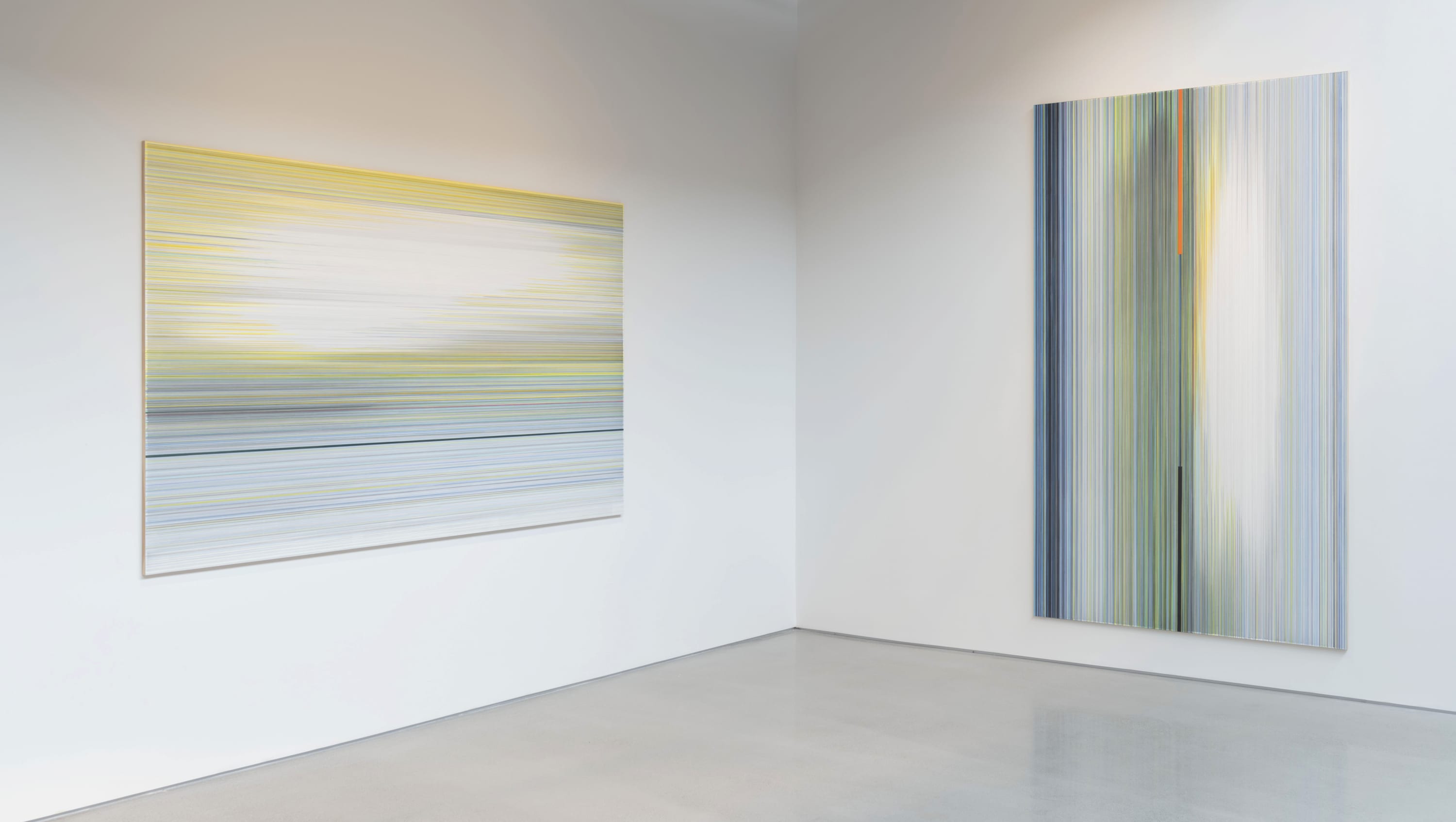 Installation view of Of all colors. Secrist | Beach, September, 2024.