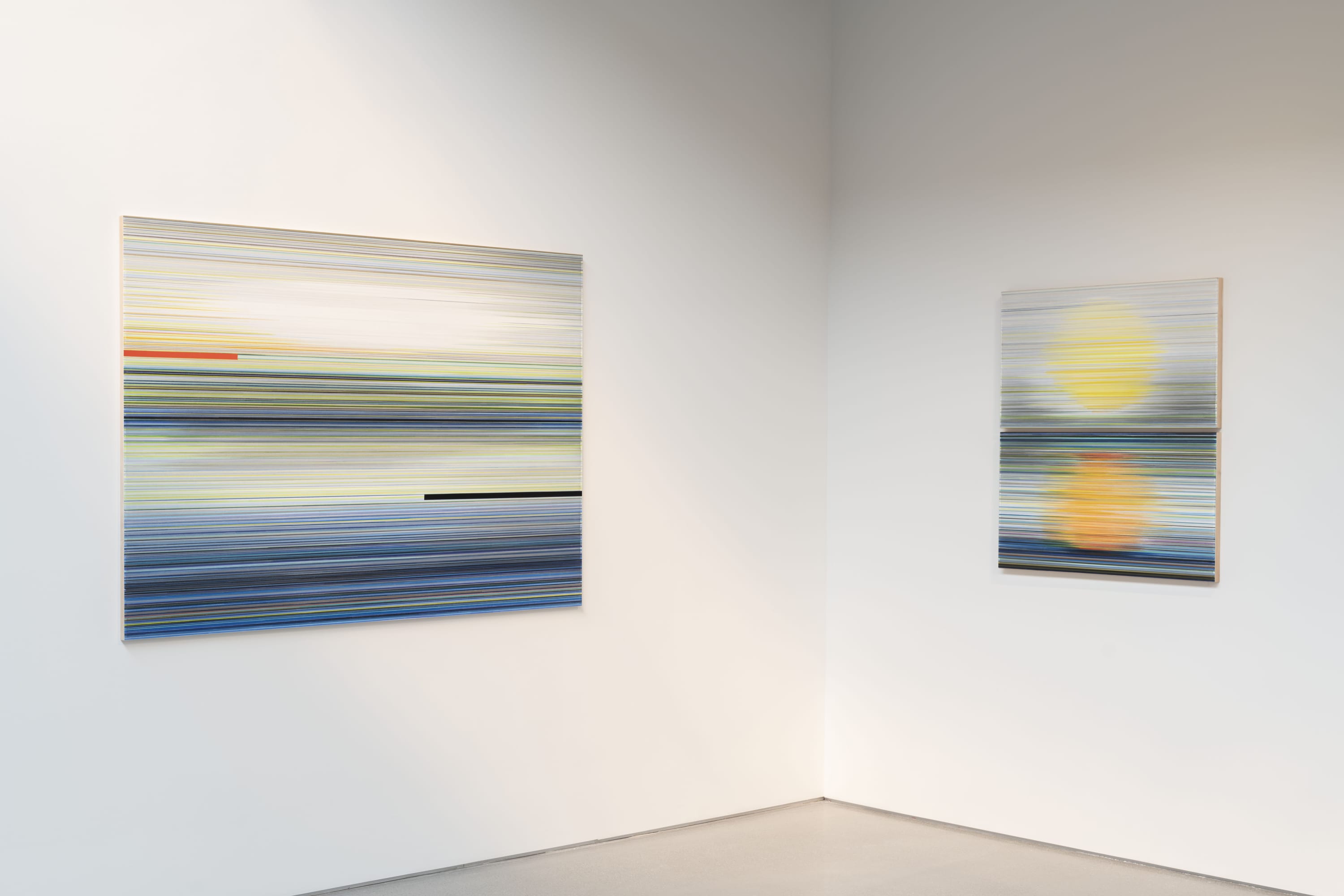 Installation view of Of all colors. Secrist | Beach, September, 2024.