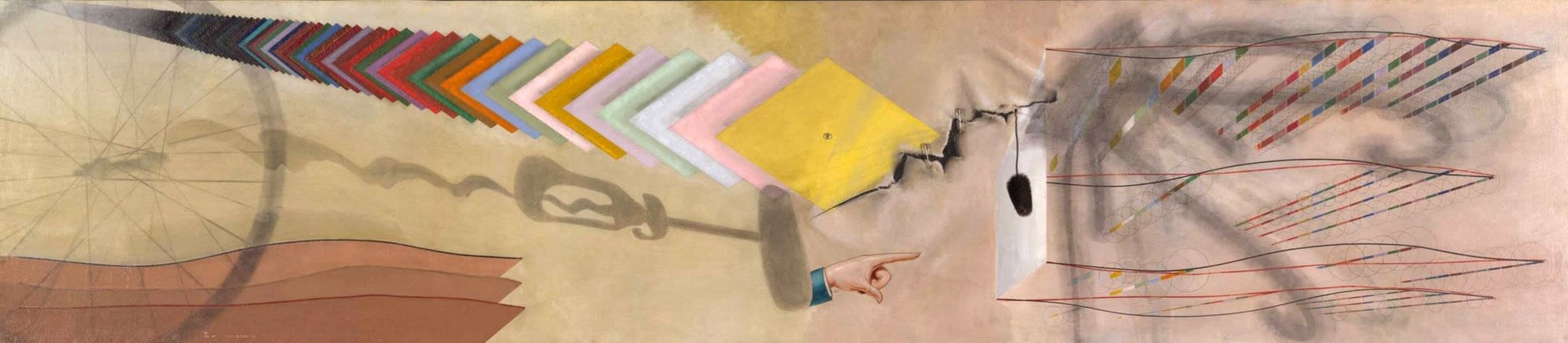 Marcel Duchamp. 'Tu m'', 1918 © Yale University Art Gallery