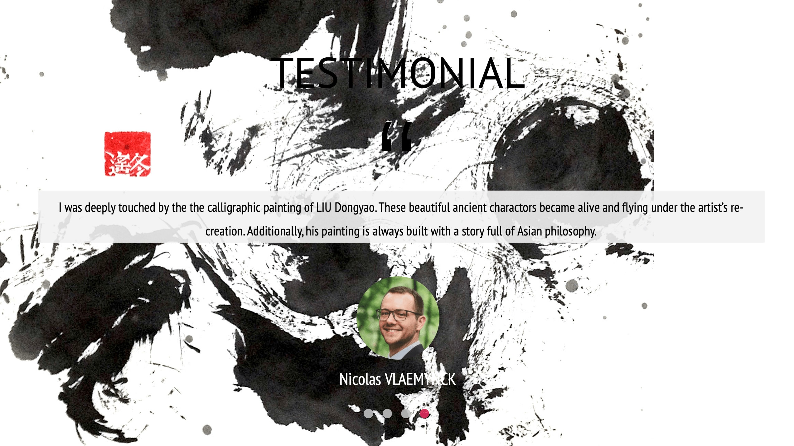 chinese Japanese ink painting art Brussels