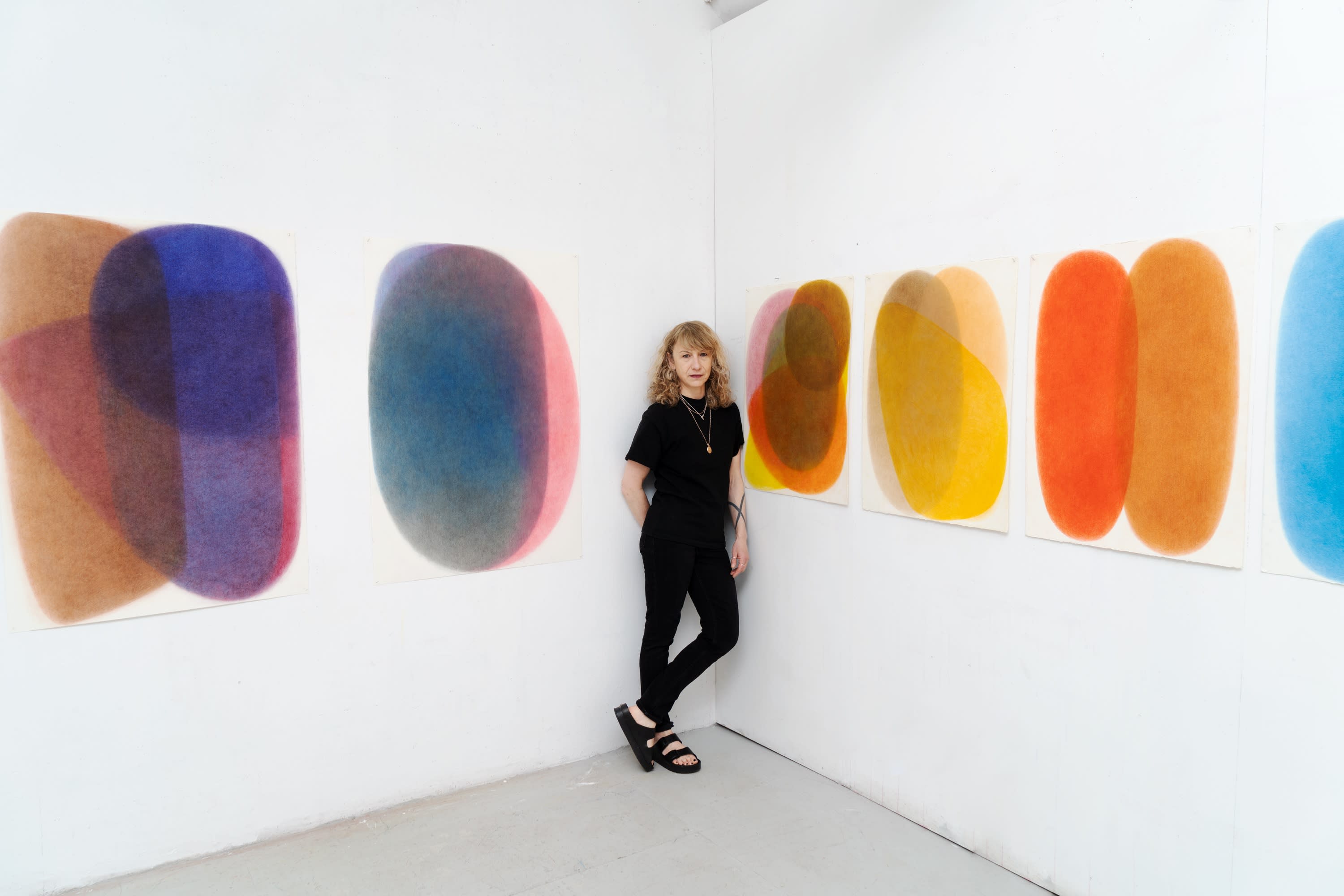 Traversing notions of nostalgia, consumerism, and desire, this new series of drawings is produced using Soviet-era pencils sourced from defunct...