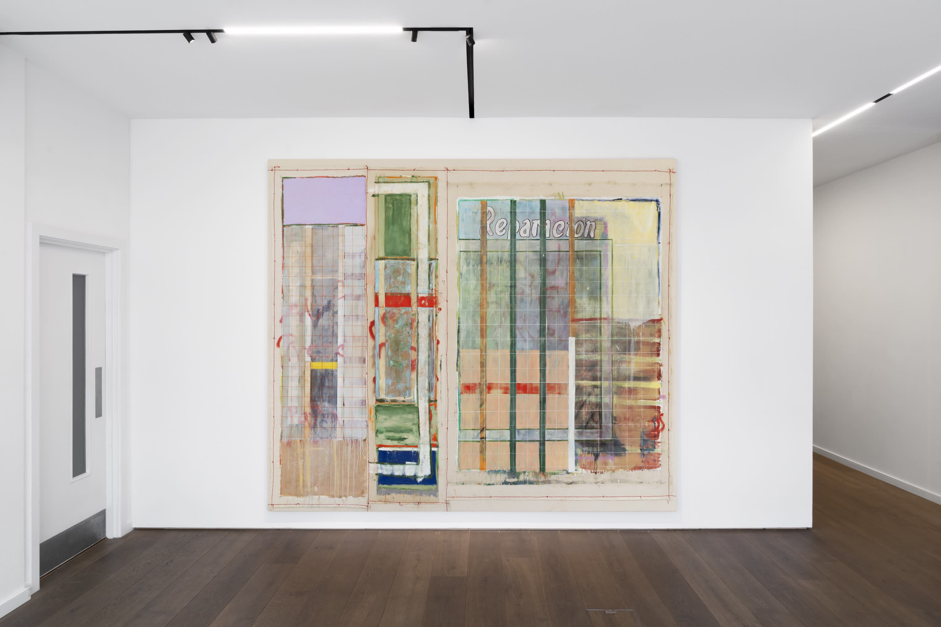 Installation view: Jhonatan Pulido: Reparación, Alma Pearl, London, 2025 © Jhonatan Pulido. Courtesy of Alma Pearl, London. Photo: Reliant Imaging