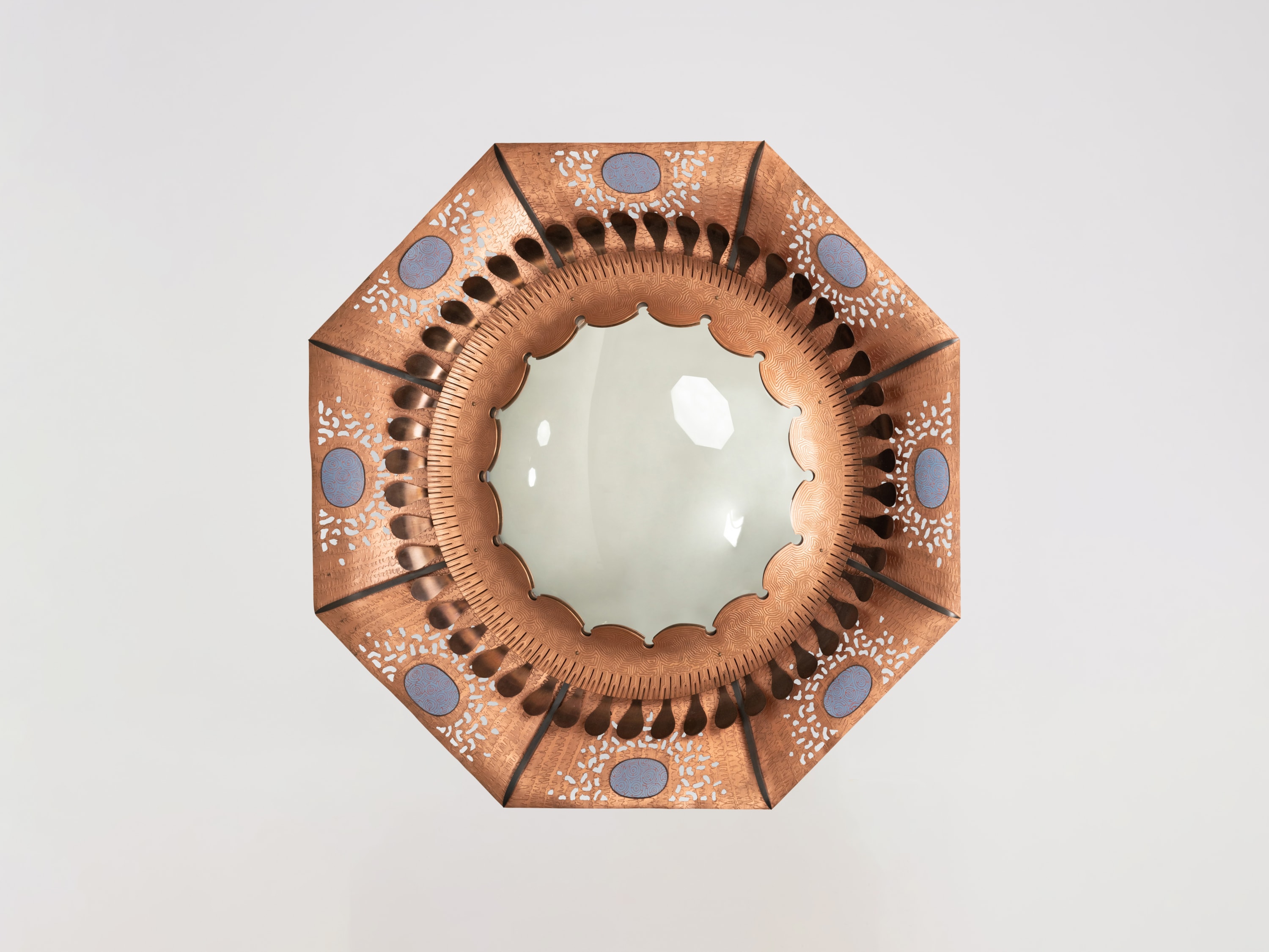 André Dubreuil 'Octagonal' mirror, 2011 A particular highlight of this selection is a rare mirror by André Dubreuil: the “Octagonal...