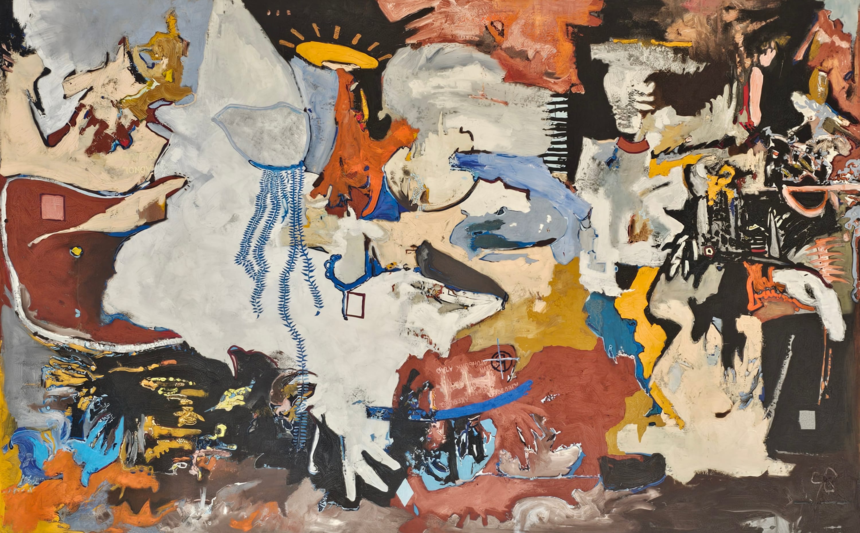 Q: Your initial artistic practice initially began with the genres of portraiture and figuration and recently your work is abstract....