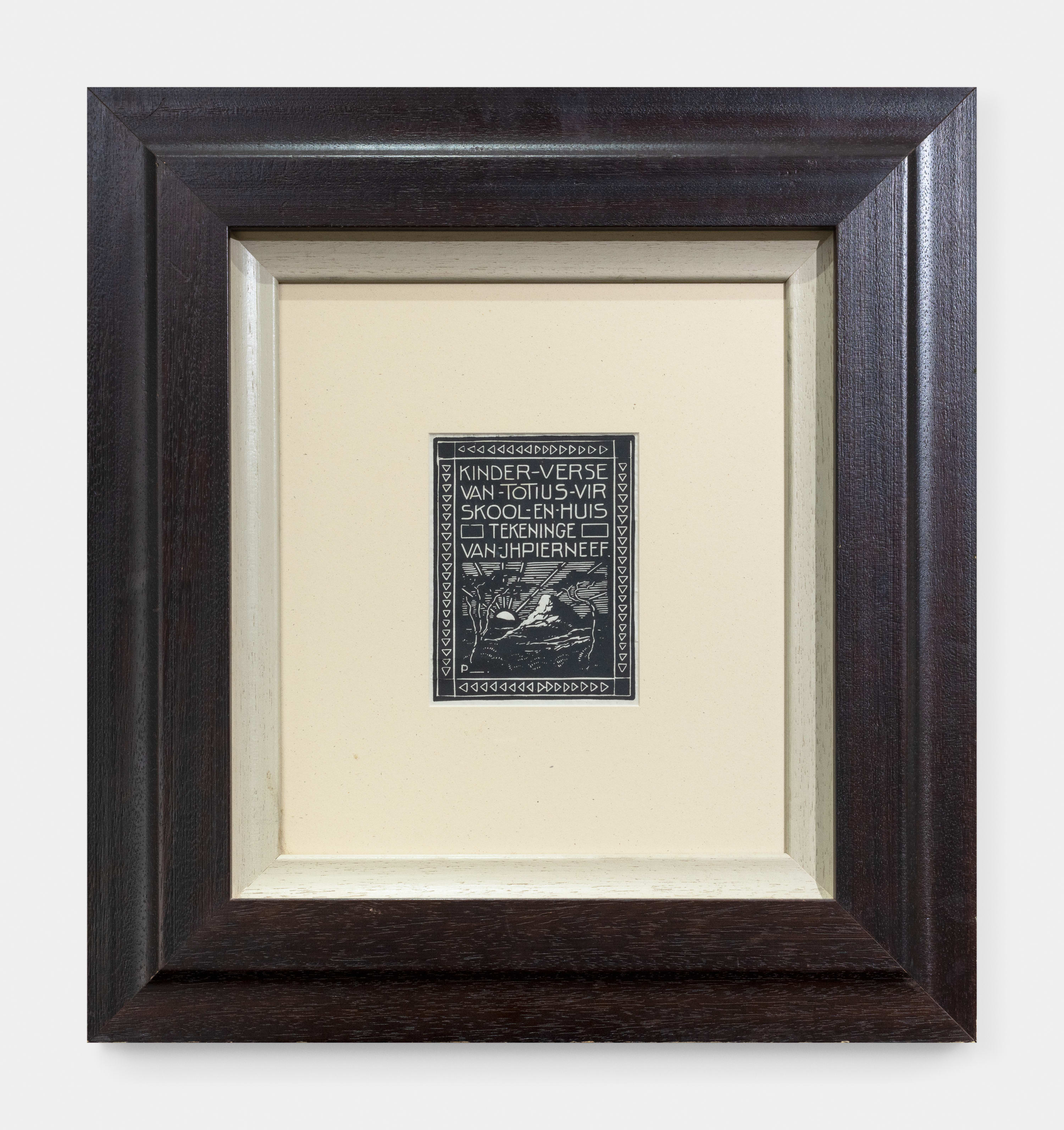 J.H. Pierneef 1886-1957 Kinder Verse Van Totuis Vir Skool en Huis Signed with an initial in the plate (bottom right)...