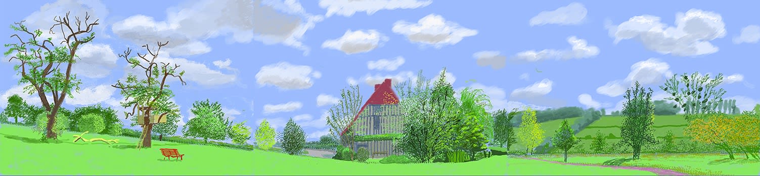 david Hockney, 30th May 2021, From The Studio, 2021