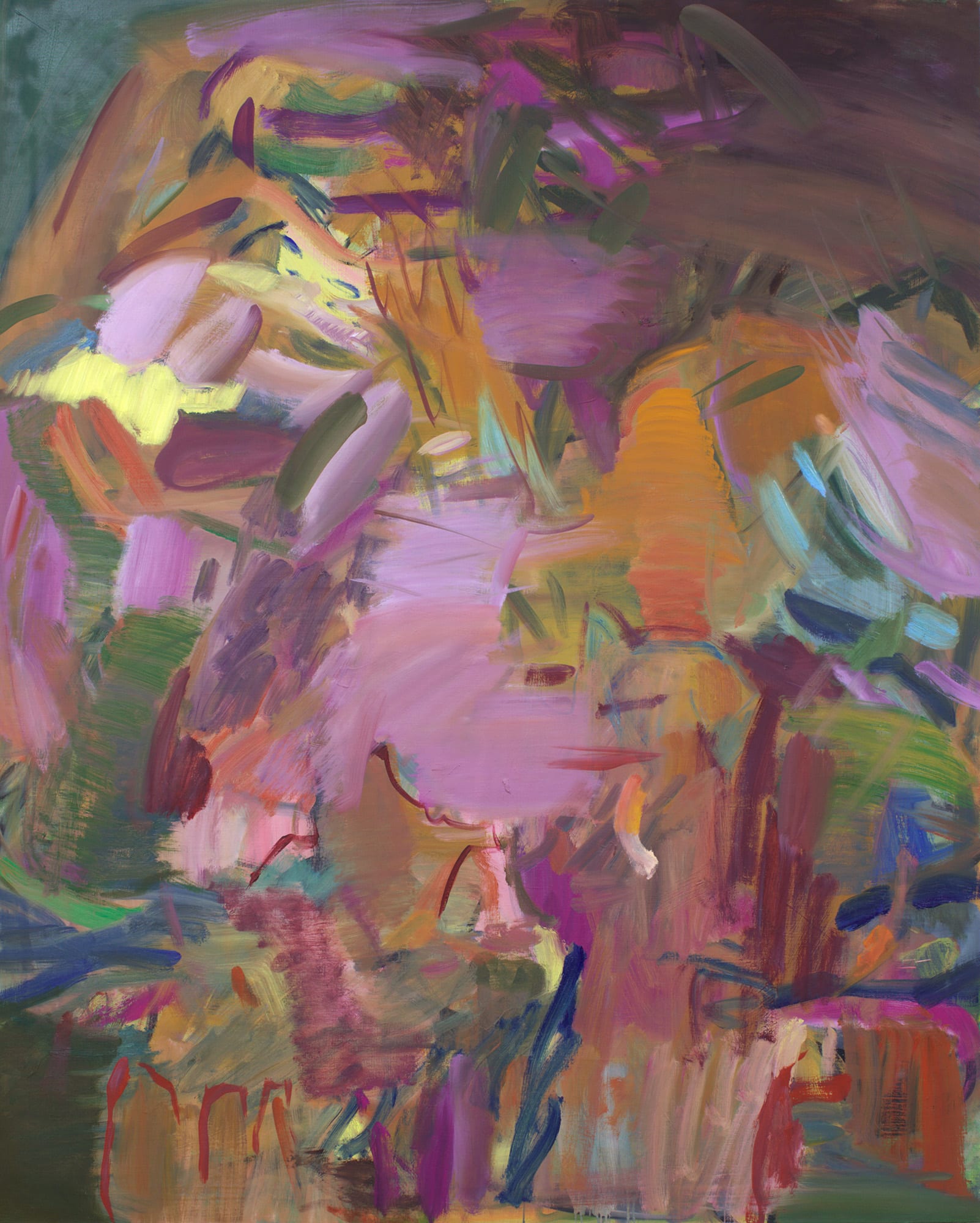 When is Spring Coming, 2023-2024, Acrylic and oil on linen, 162.2 X130.3cm