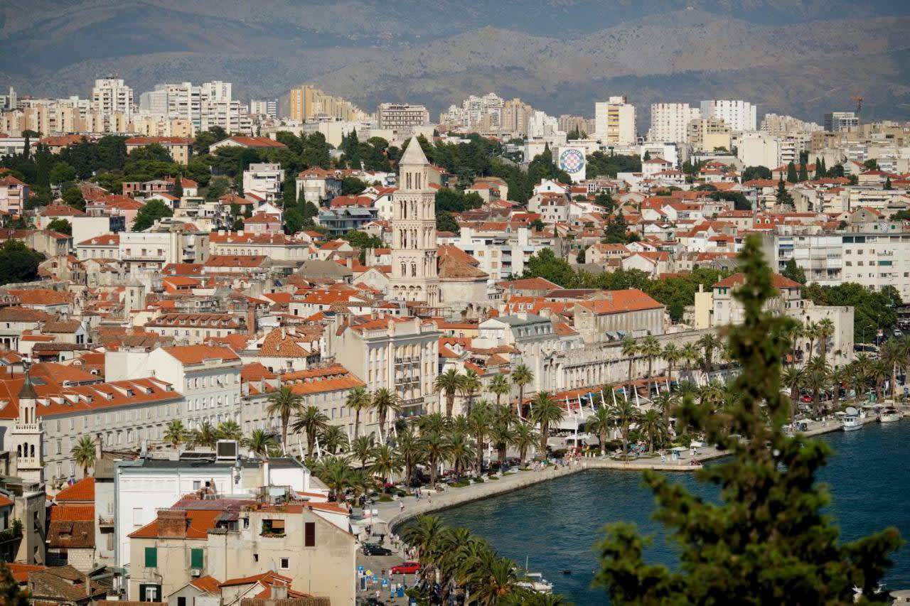 Split, Croatia, with a view of Diocletian's Palace