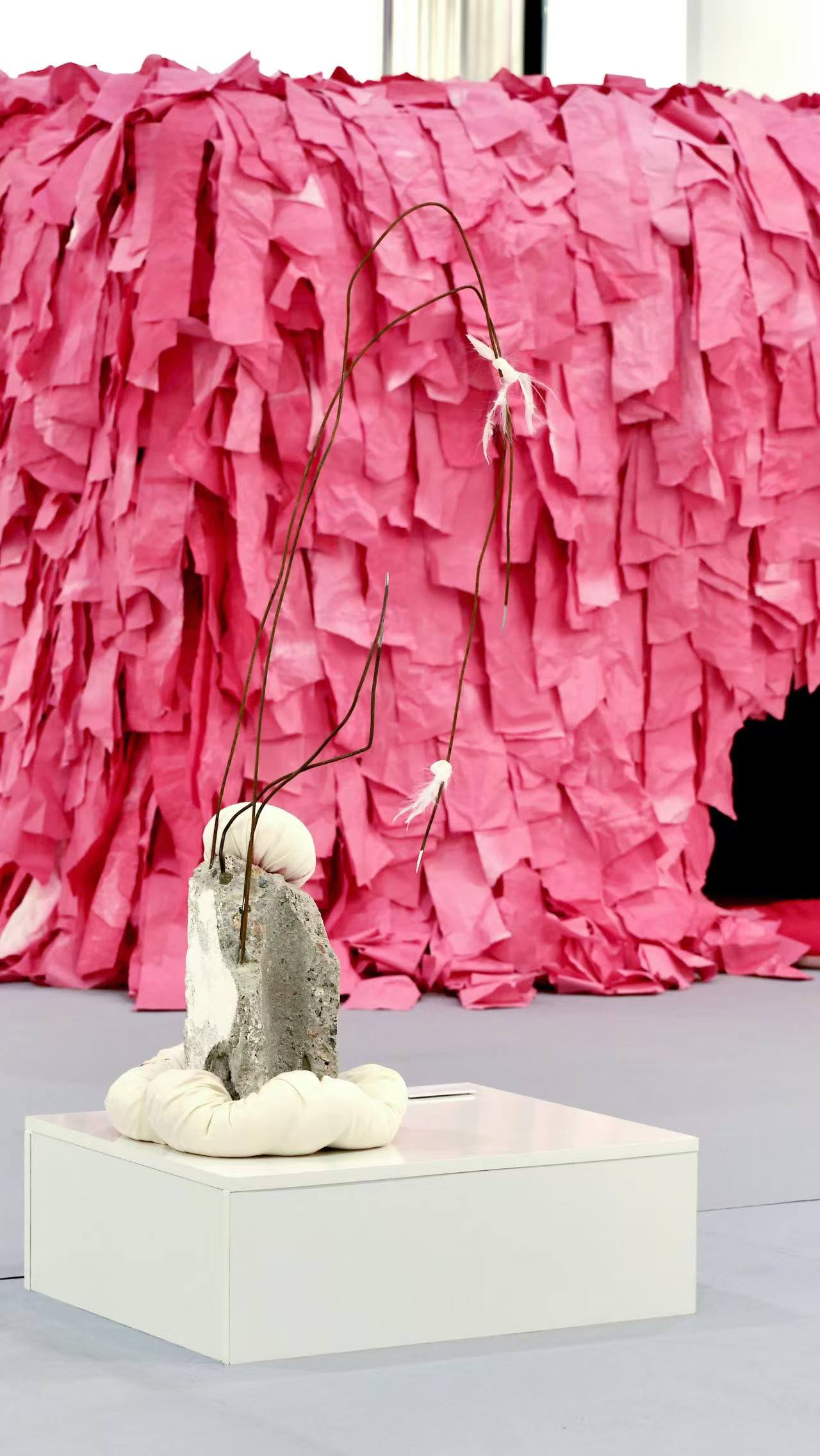 Yiwei Gallery presented Chinese Artist Dai Ying's art installation 'Temple 2' at the Yi Tai 「異體」section at Art Central Hong...