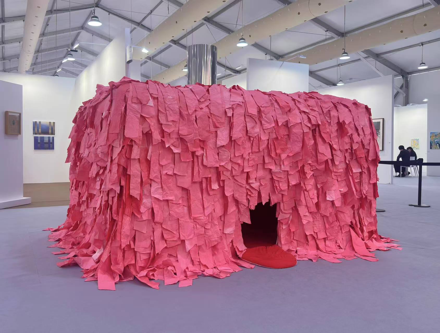 Yiwei Gallery presented Chinese Artist Dai Ying's art installation 'Temple 2' at the Yi Tai 「異體」section at Art Central Hong...