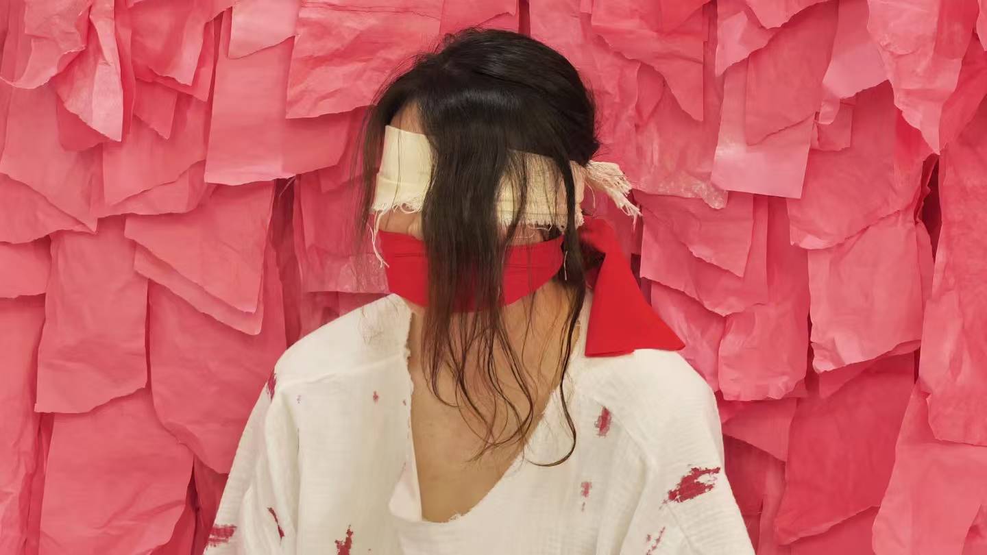 Yiwei Gallery presented Chinese Artist Dai Ying's art installation 'Temple 2' at the Yi Tai 「異體」section at Art Central Hong...