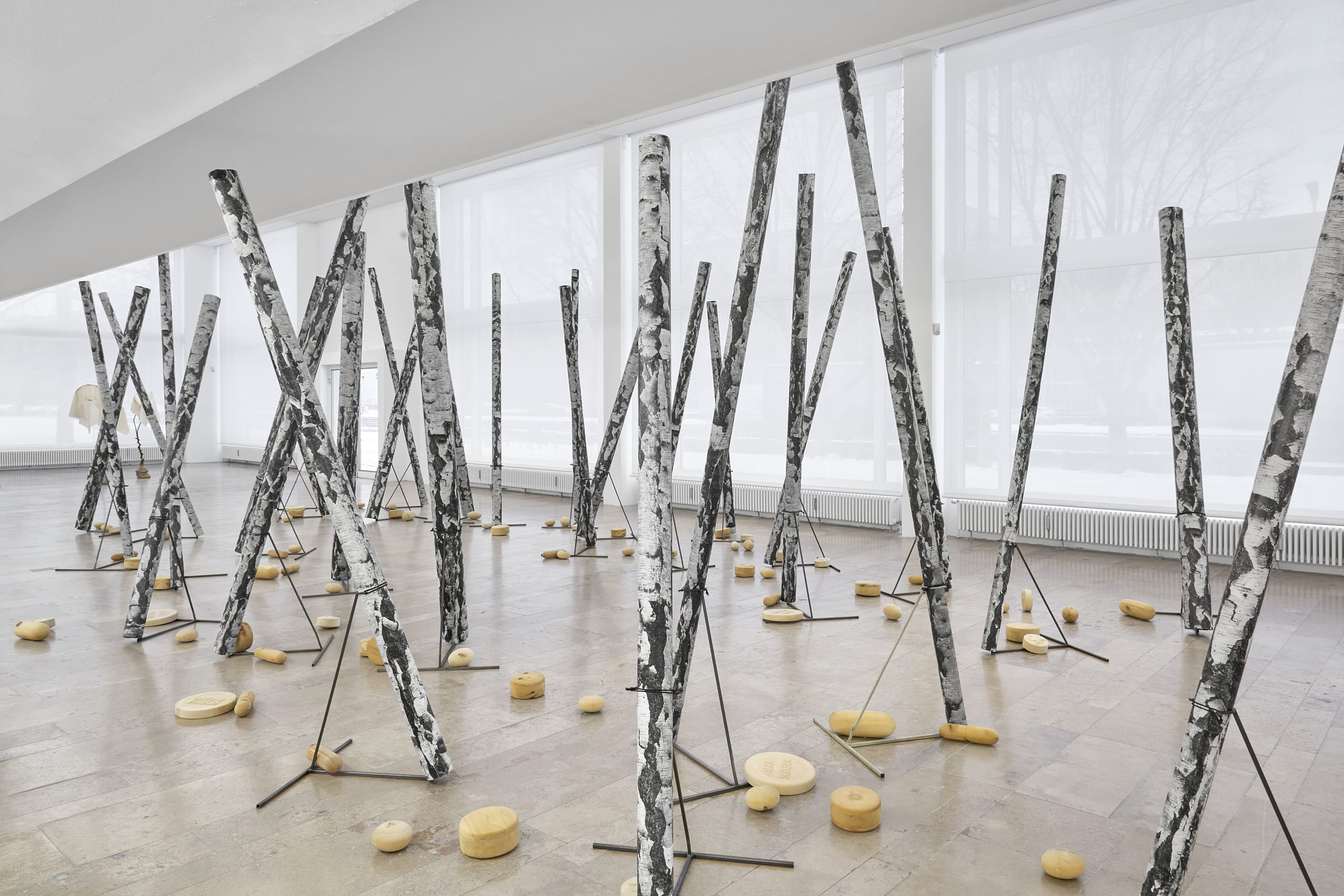 Martin Kippenberger, Jetzt geh ich in den Birkenwald, denn meine Pillen wirken bald, 1991