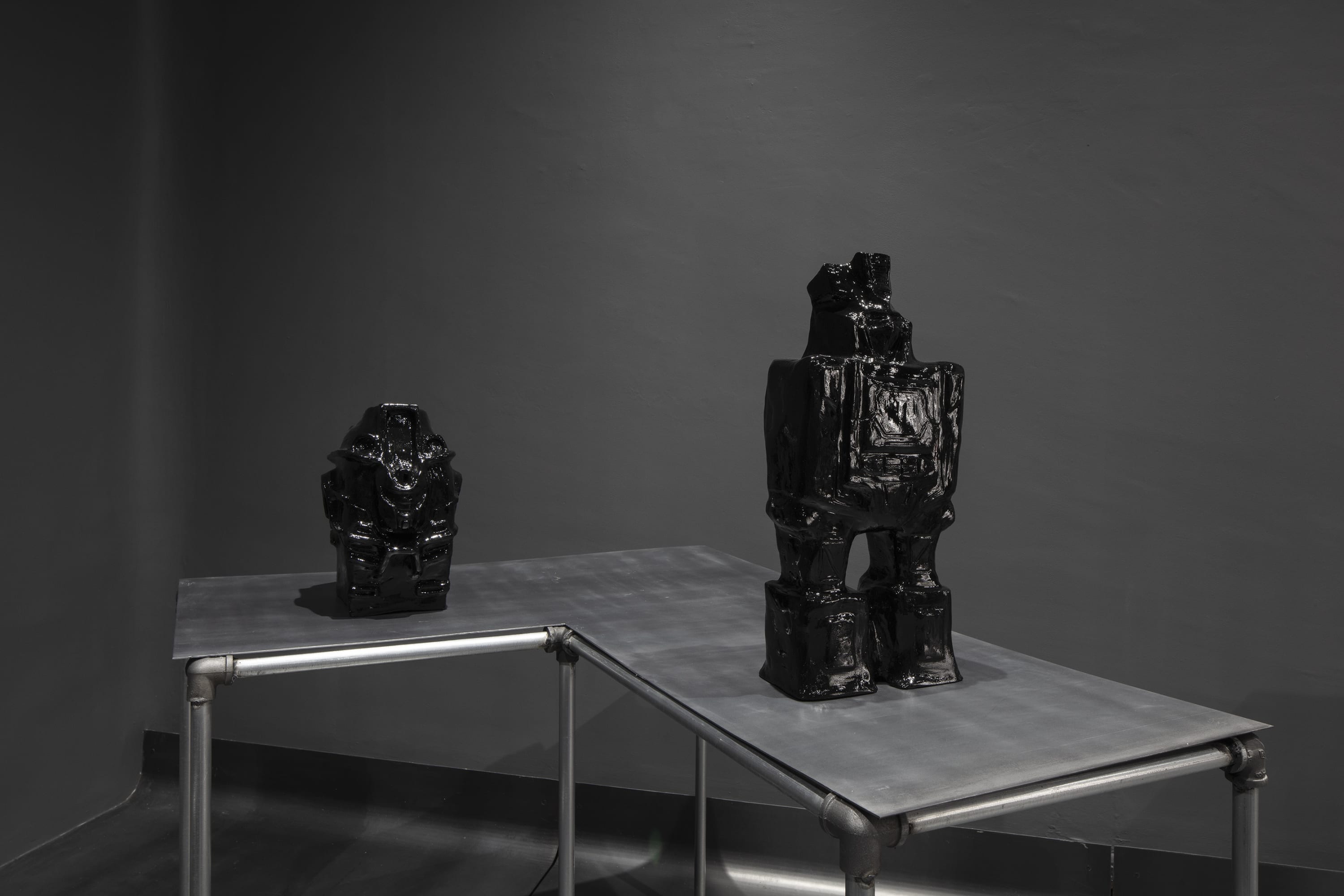 Installation view of Mobile Suite: Jou Morales & David Zafra, Campeche, Mexico City, 2023. Image credits: Ramiro Chaves @whitebalancemx