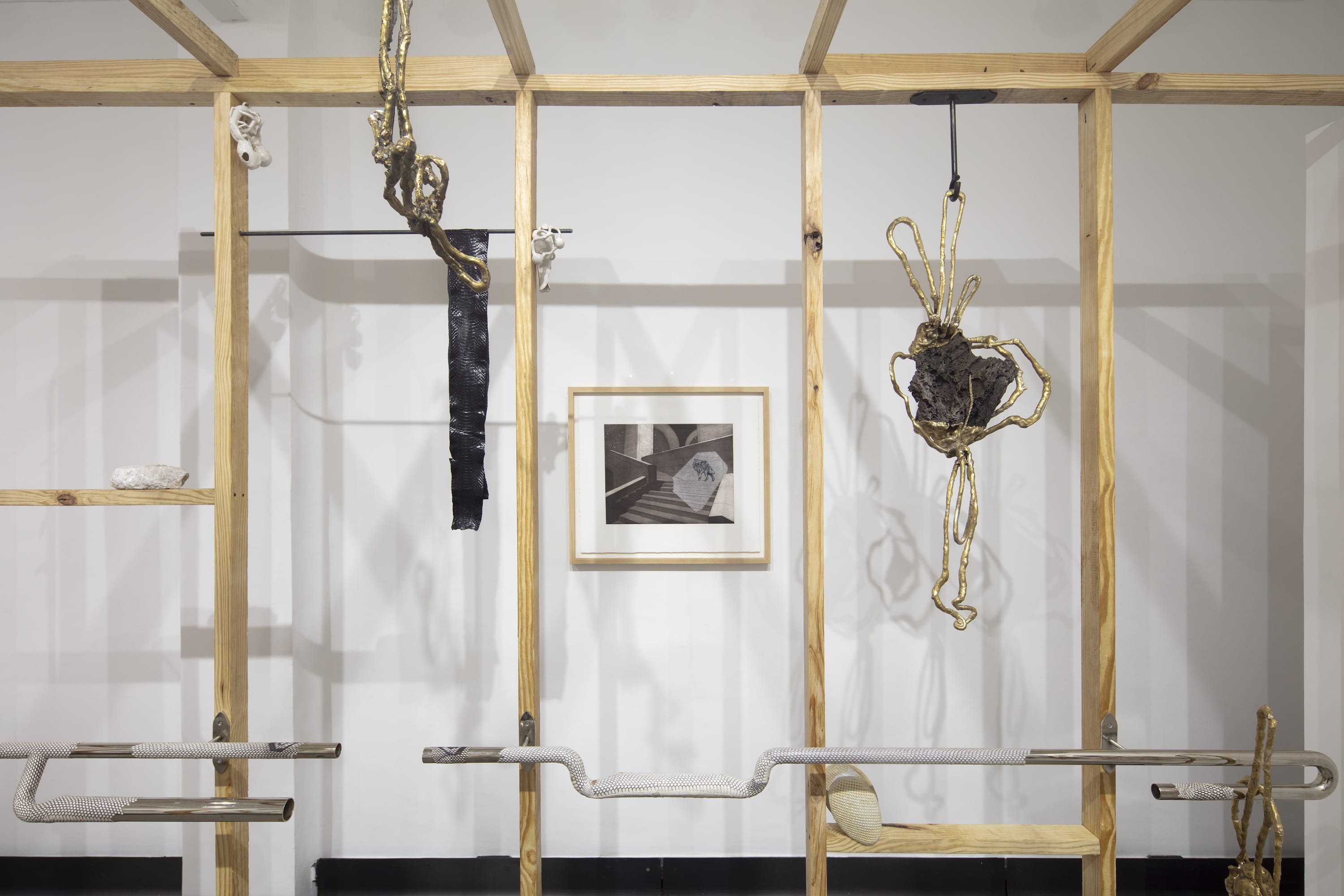 Exhibition view: Yeni Mao, Innumerable Fires, Campeche, Mexico City, 2024 Courtesy of the artist and Campeche, Mexico City Photography by...