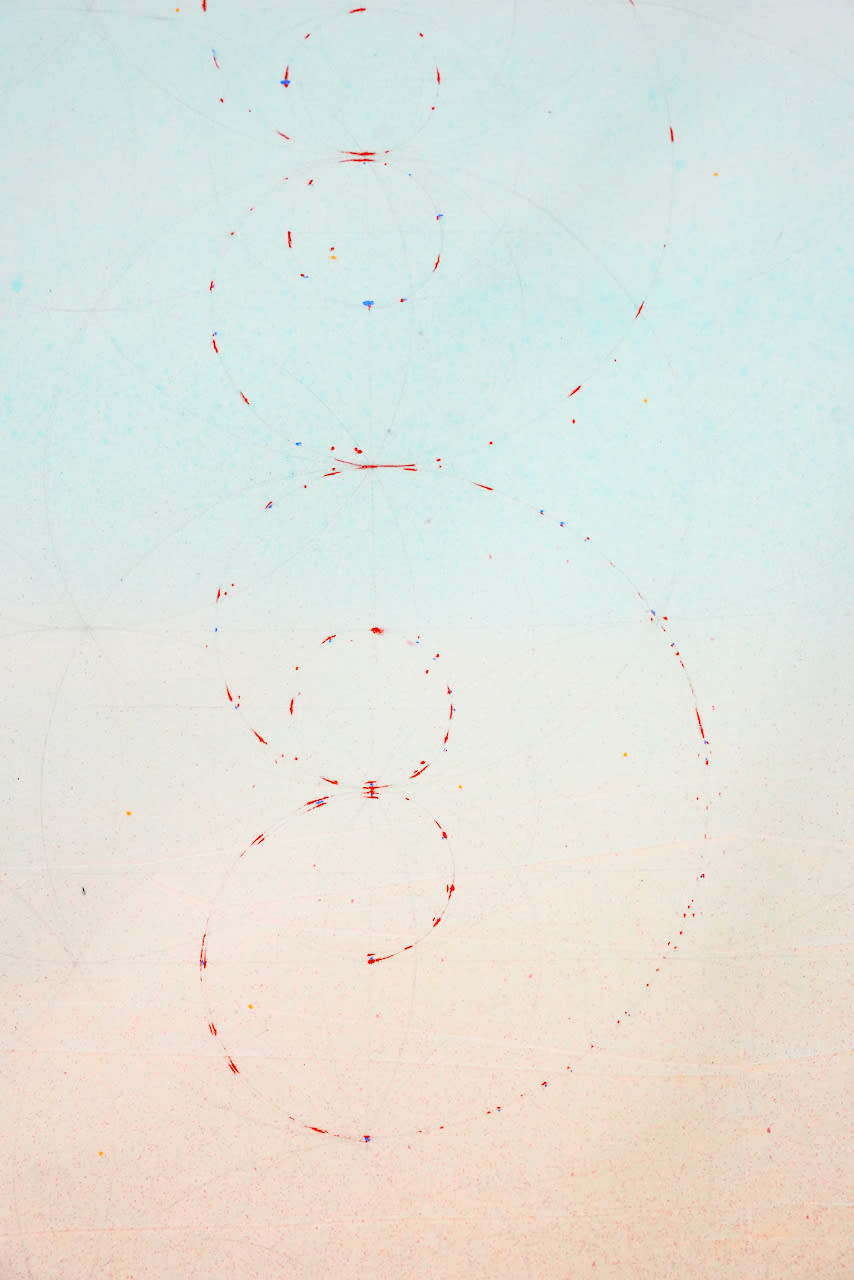 Sunset Scroll I This scroll is a fragment of an earlier work by the artist, Stock Weather III, a site-specific...