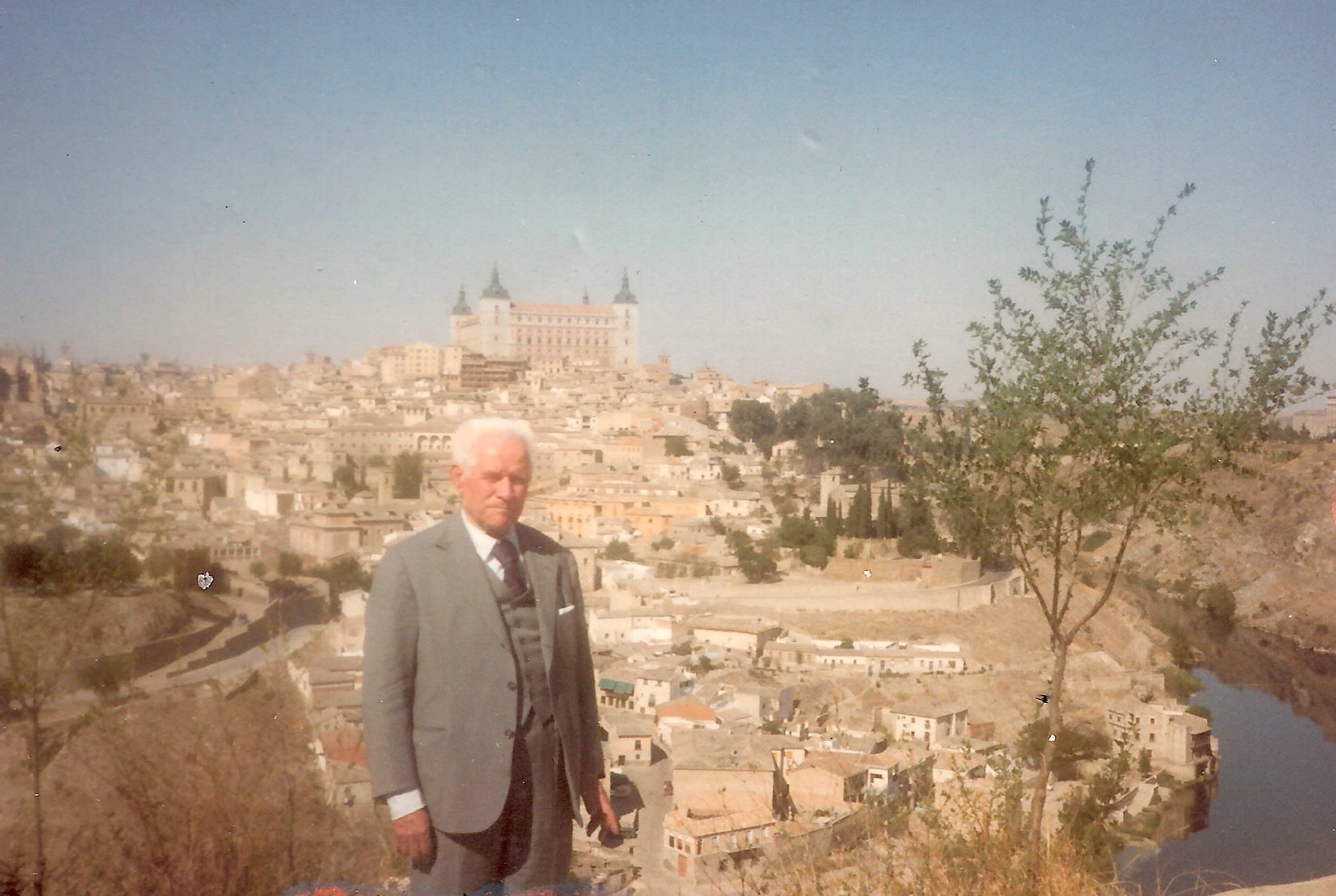 Portrait of Esteban Lisa on his visit to Toledo, Spain in 1980