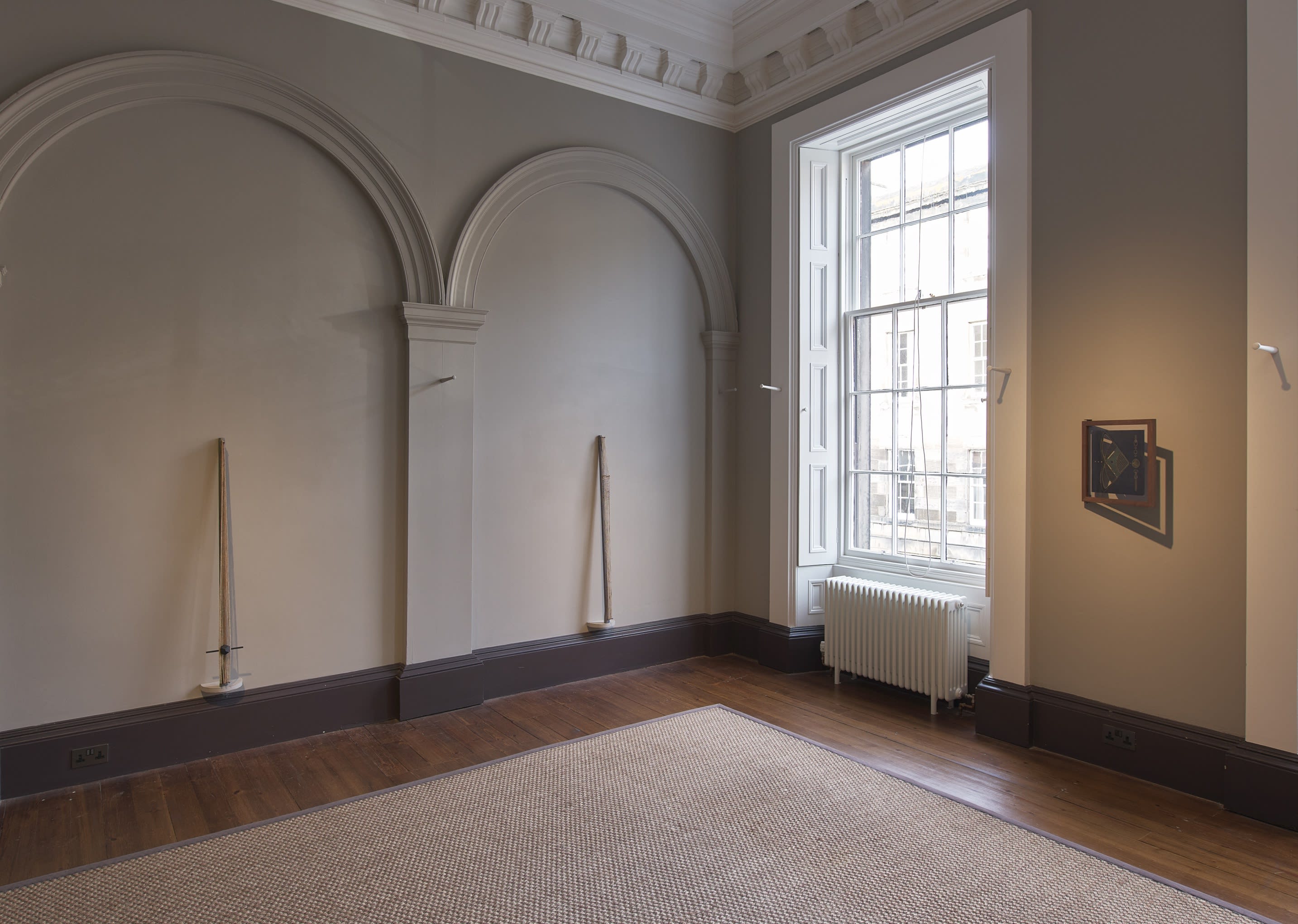 Installation view of work by Johanna Unzueta, The Feast Room, Ingleby, Edinburgh, June 2024. Photograph: John McKenzie.