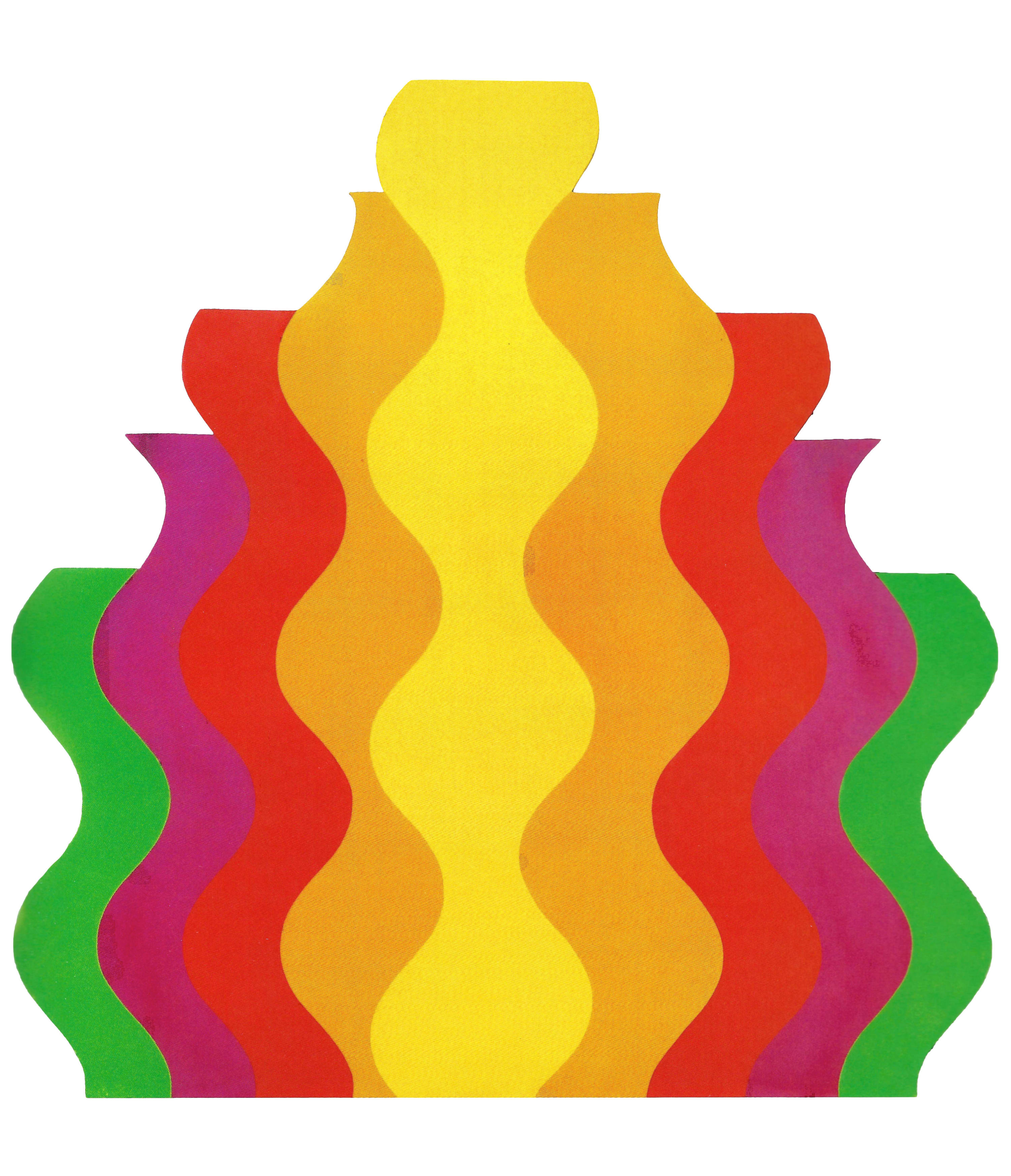 Mohamed Melehi made a significant change to his artistic approach in 1969 and 1970. He abandoned the use of canvas...