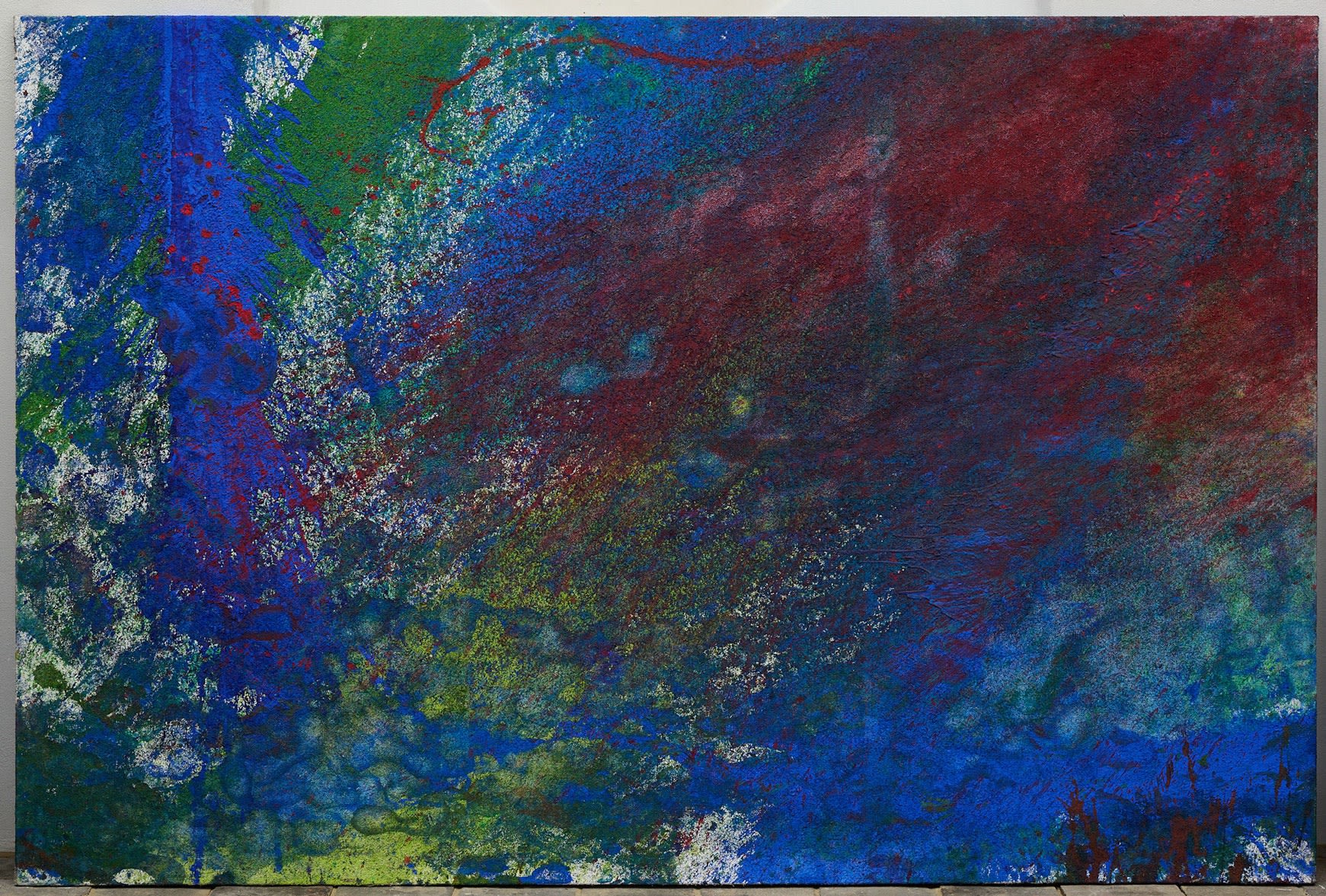 Hermann Nitsch Schüttbild, 2021 Acrylic on Canvas 200 x 300 cm 78 3/4 x 118 1/8 in (BFGP_10_21)
