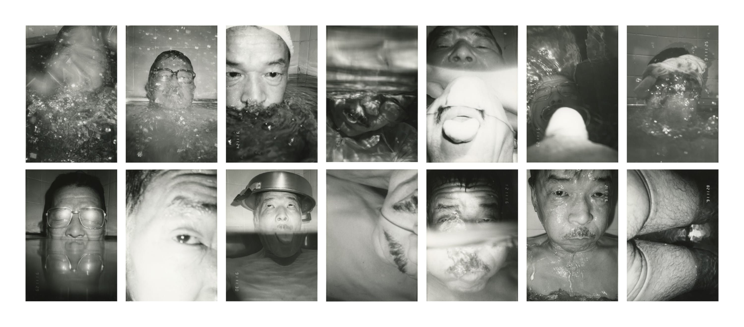 Bukubuku, 1991, Artist's estate wet stamp verso. Fourteen unique vintage silver gelatin prints. Image size: 24.3 x 16.3 cm each