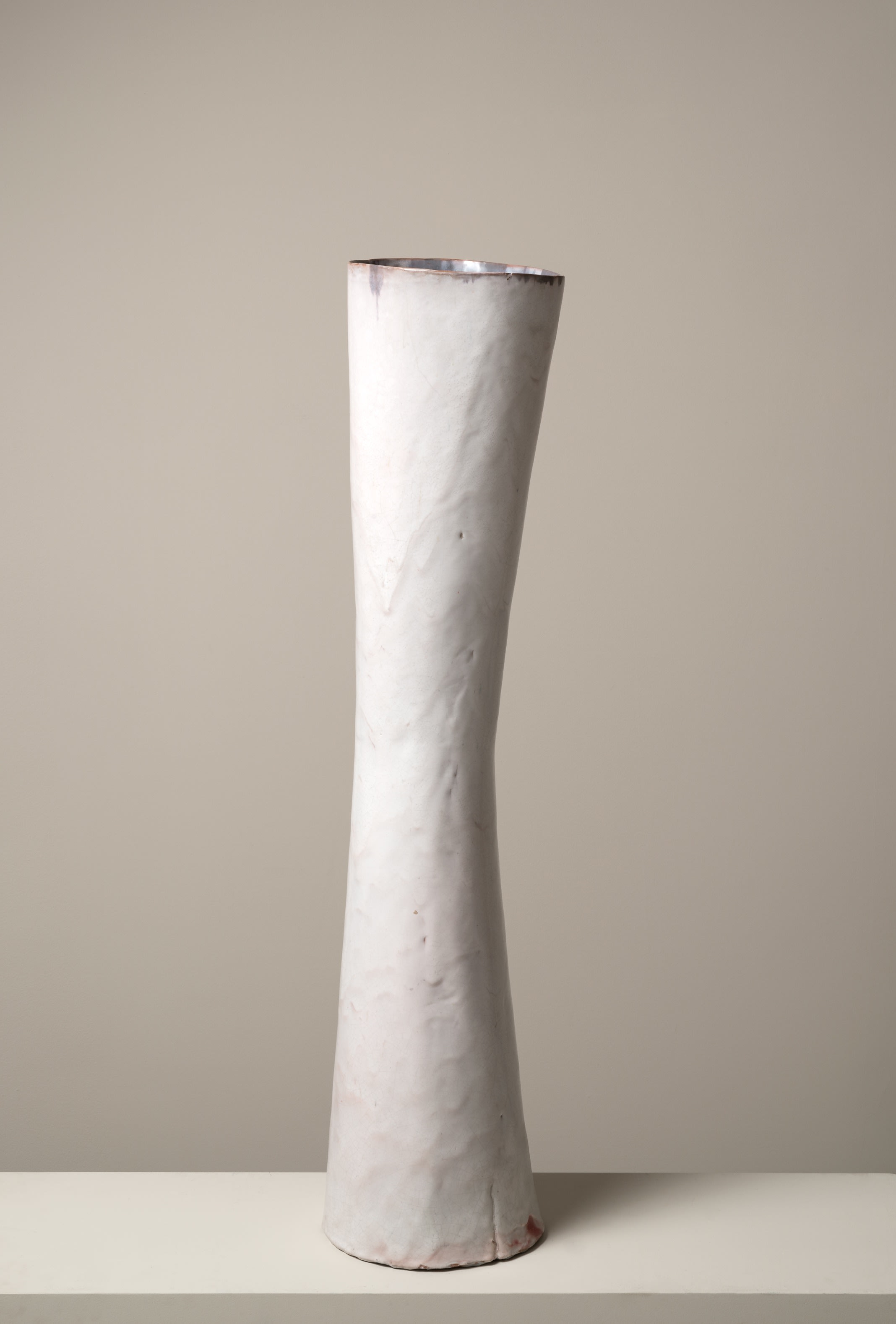 Fausto Melotti Vaso, 1950 ca. Ceramic, polychrome enamel 98 x 18 x 21 cm