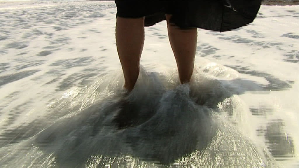 Berni SEARLE SEEKING REFUGE, 2008 Single channel video projection Colour, sound 5 minutes 56 secs Edition of 5 + 2...