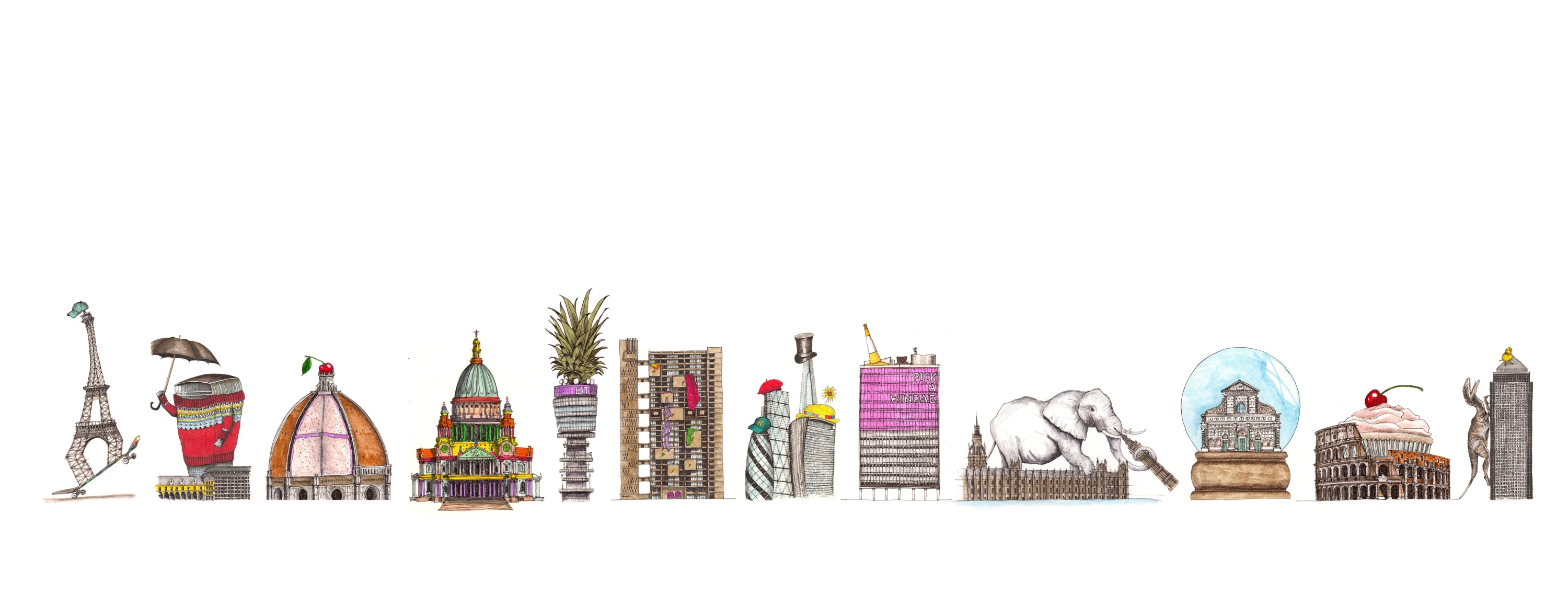 What would you say the long term impact has been on yourself and you work? The love of architecture and...
