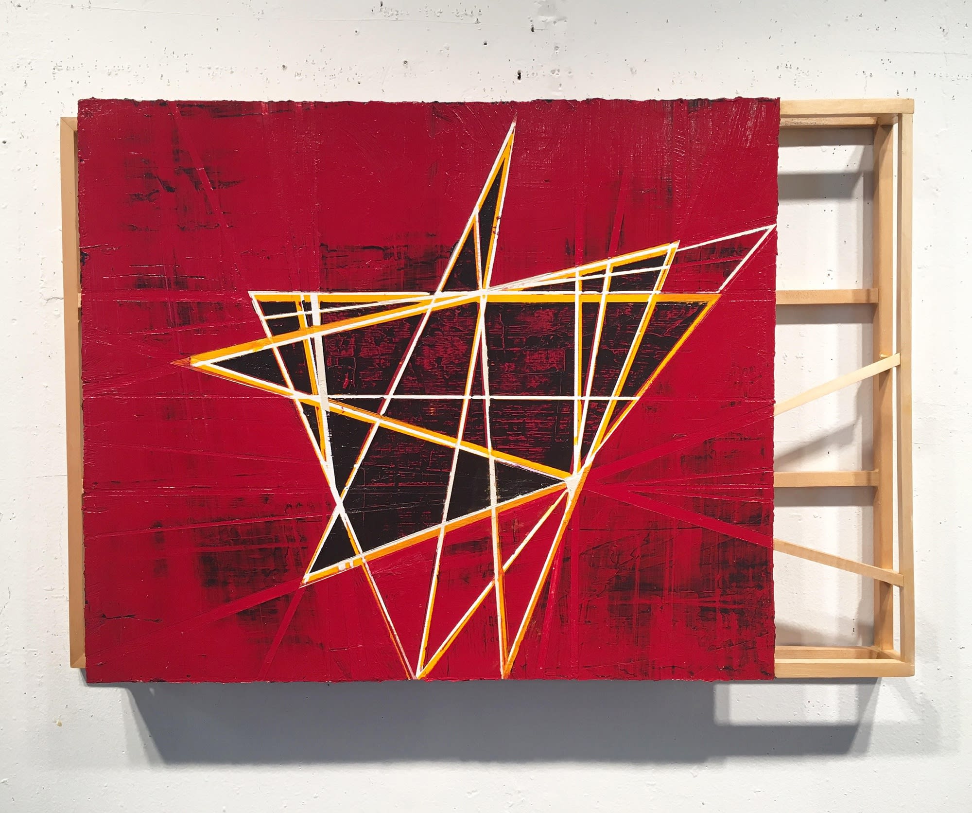 Howard Hersh, Skin Deep 17-6, 2017. Skin Deep Series, 2013 - present. Acrylic on birch and basswood. 20 inches by 30 inches by 3 inches.