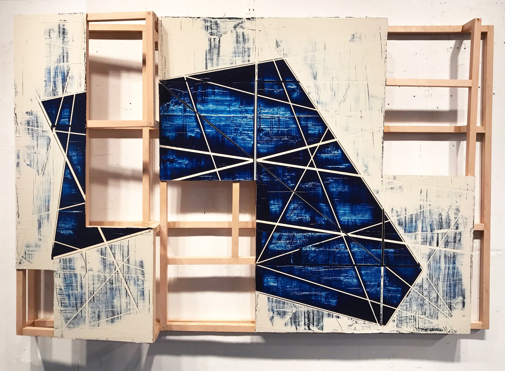 Howard Hersh, Skin Deep 17-10, 2017. Skin Deep Series, 2013 - present. Acrylic on birch and basswood. 20 inches by 30 inches by 3 inches.