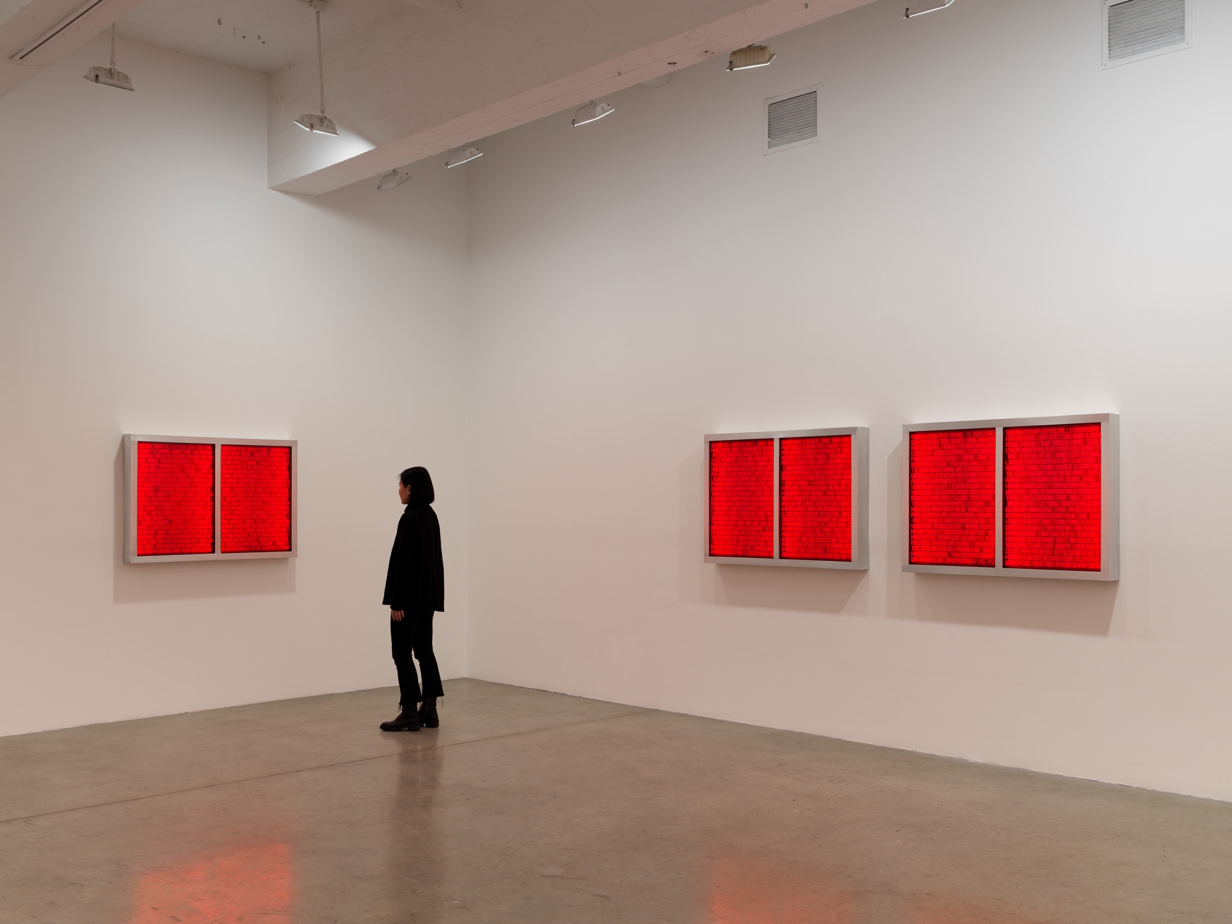 Sherrill roland installation image of light boxes