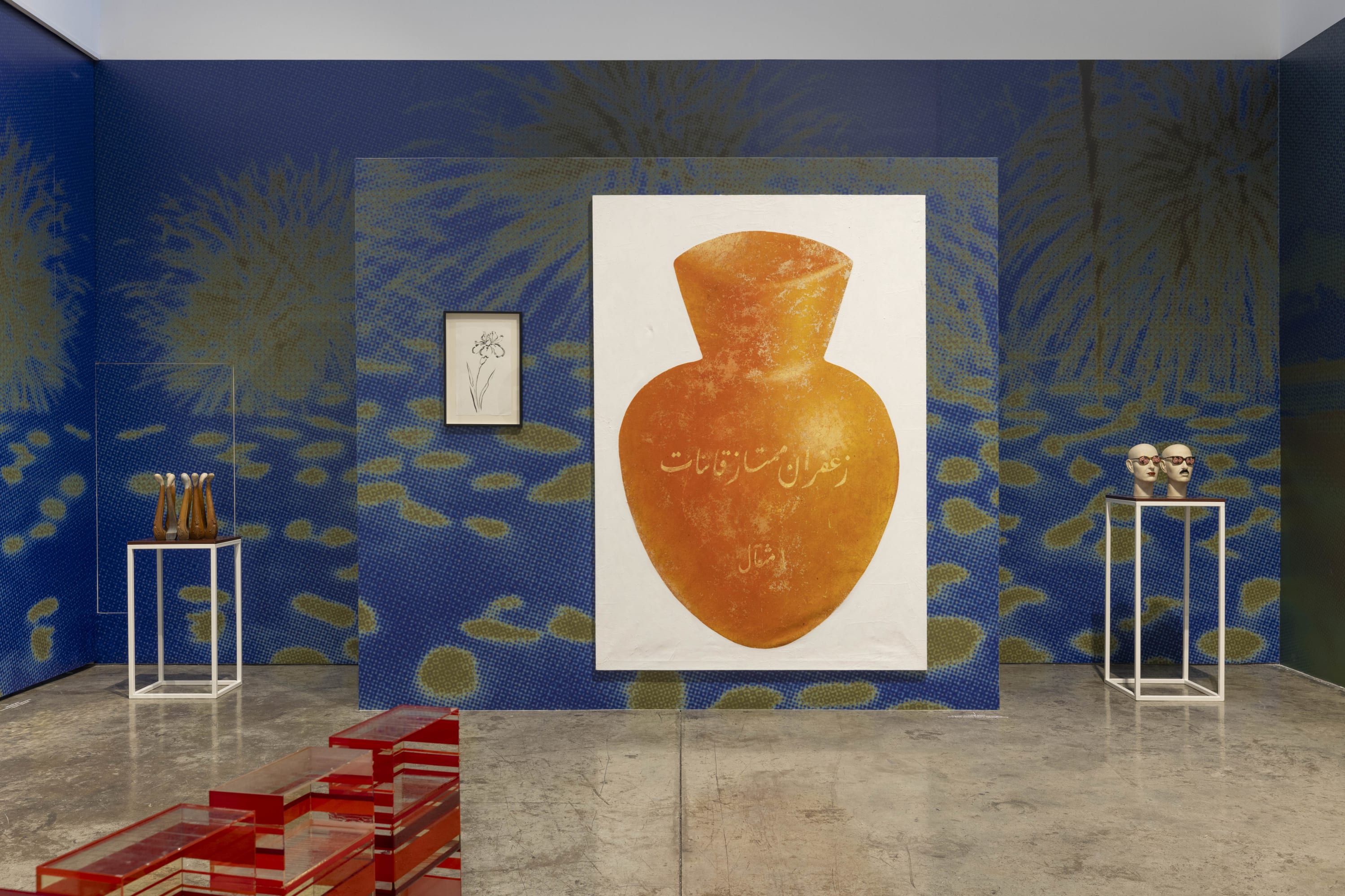 Installation View, The Only Way Out Is Through: The Twentieth Line, Curated by Shumon Basar, 2025, The Third Line, Dubai