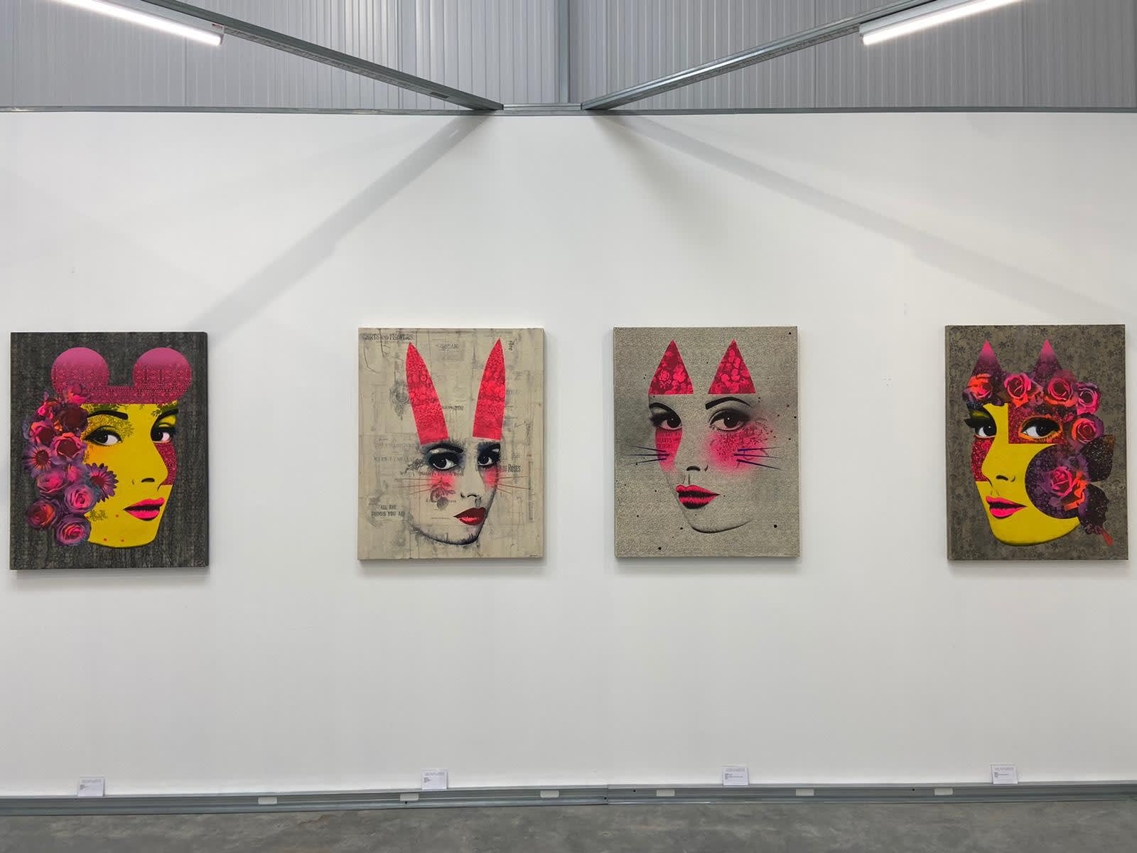 B E H I N D H E R E Y E S, A Solo Show By Roo Abrook