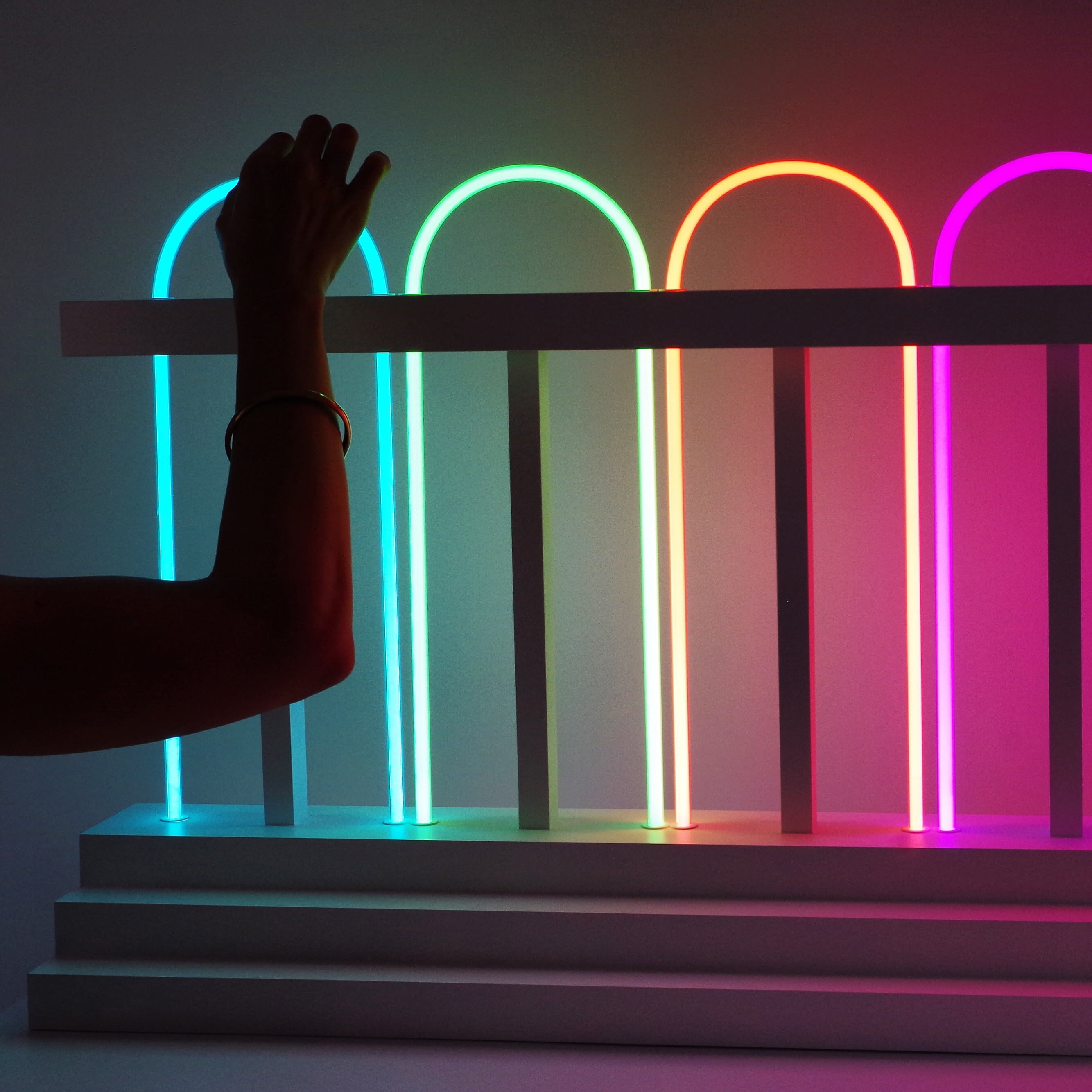 Temple, 2021, Neon, plexiglass