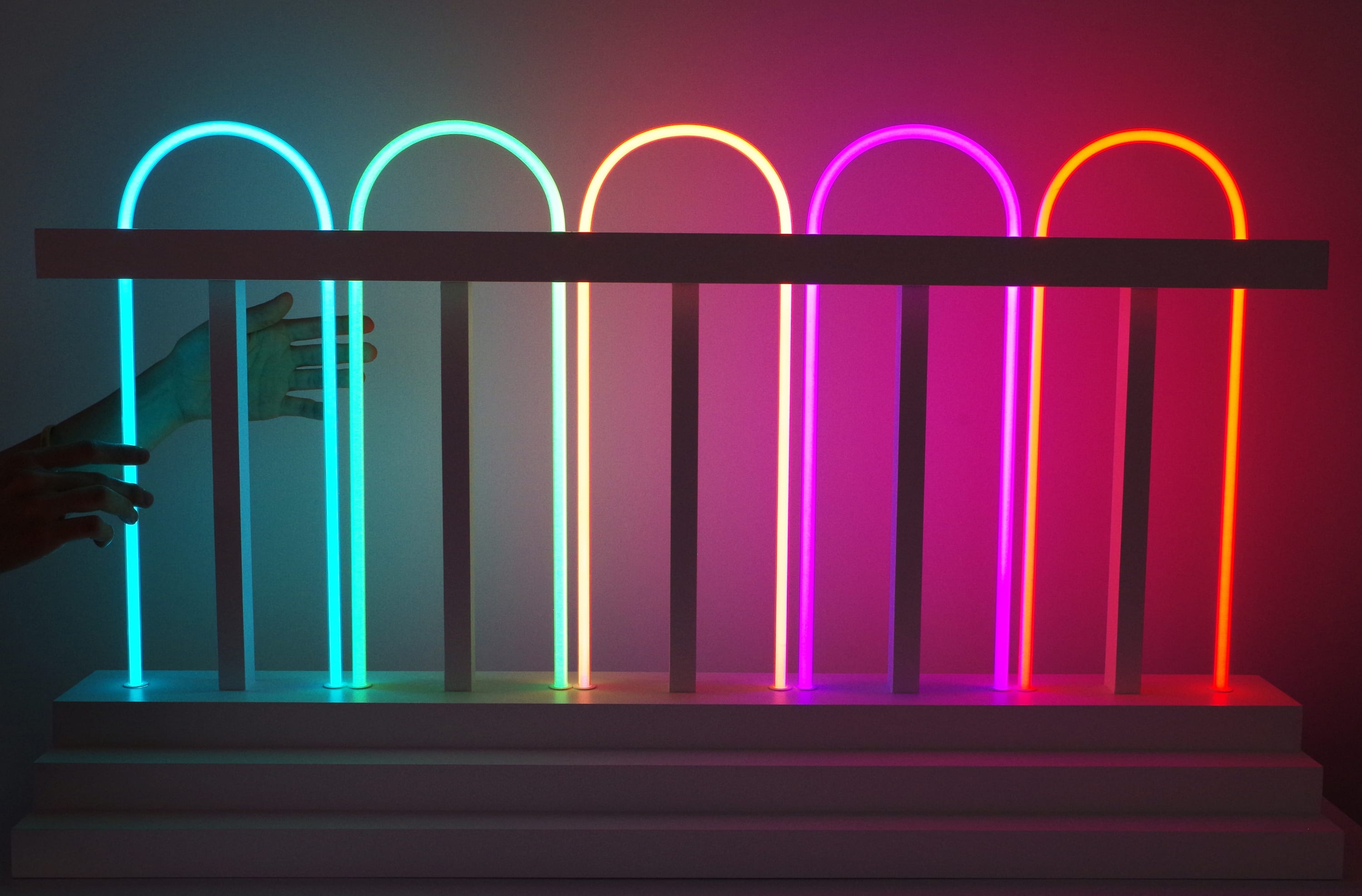 Temple, 2021, Neon, plexiglass