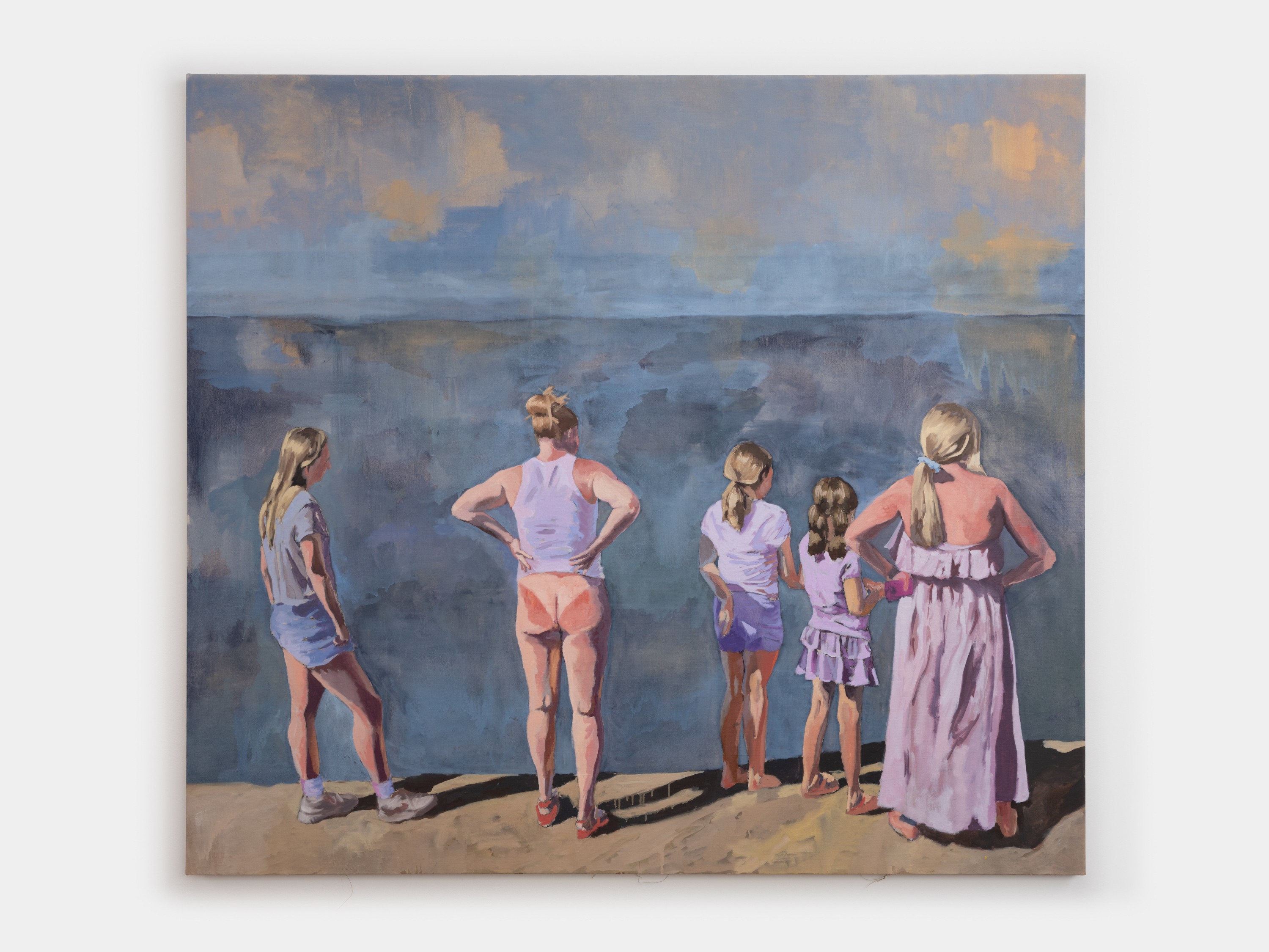 Emil Sands Uninhibited view, 2024 oil on linen 80 x 90 inches 203.2 x 228.6 cm