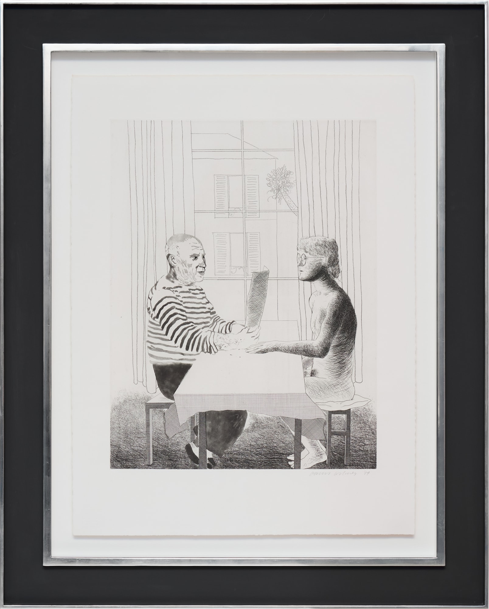 An Encounter Across Time David Hockney's 'Artist and Model', 1973