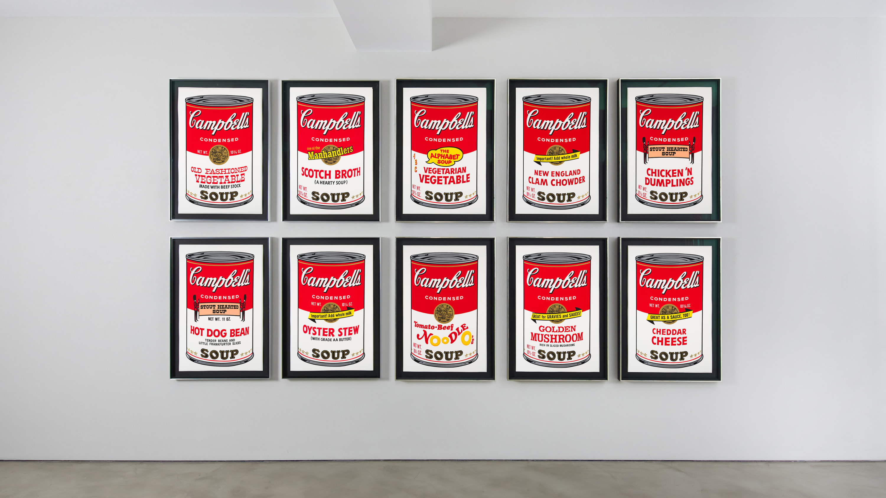 Andy Warhol Campbell’s Soup II Online Exhibition