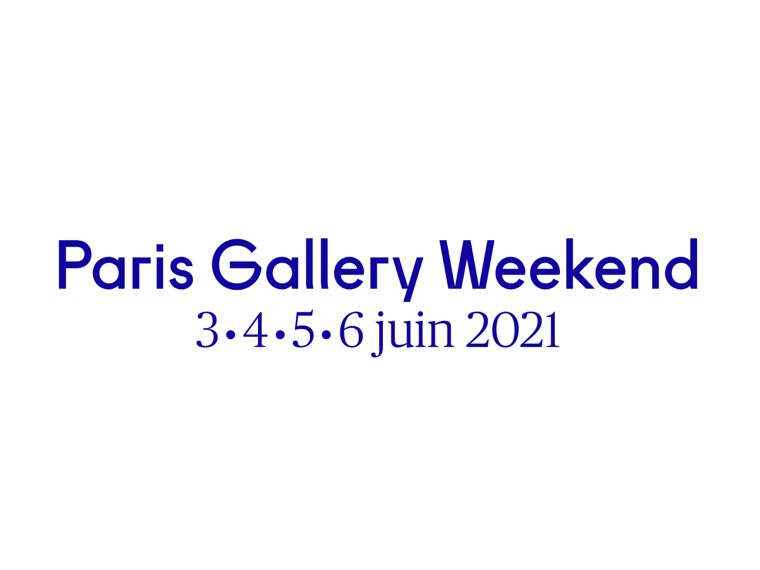 Paris Gallery Weekend 2021