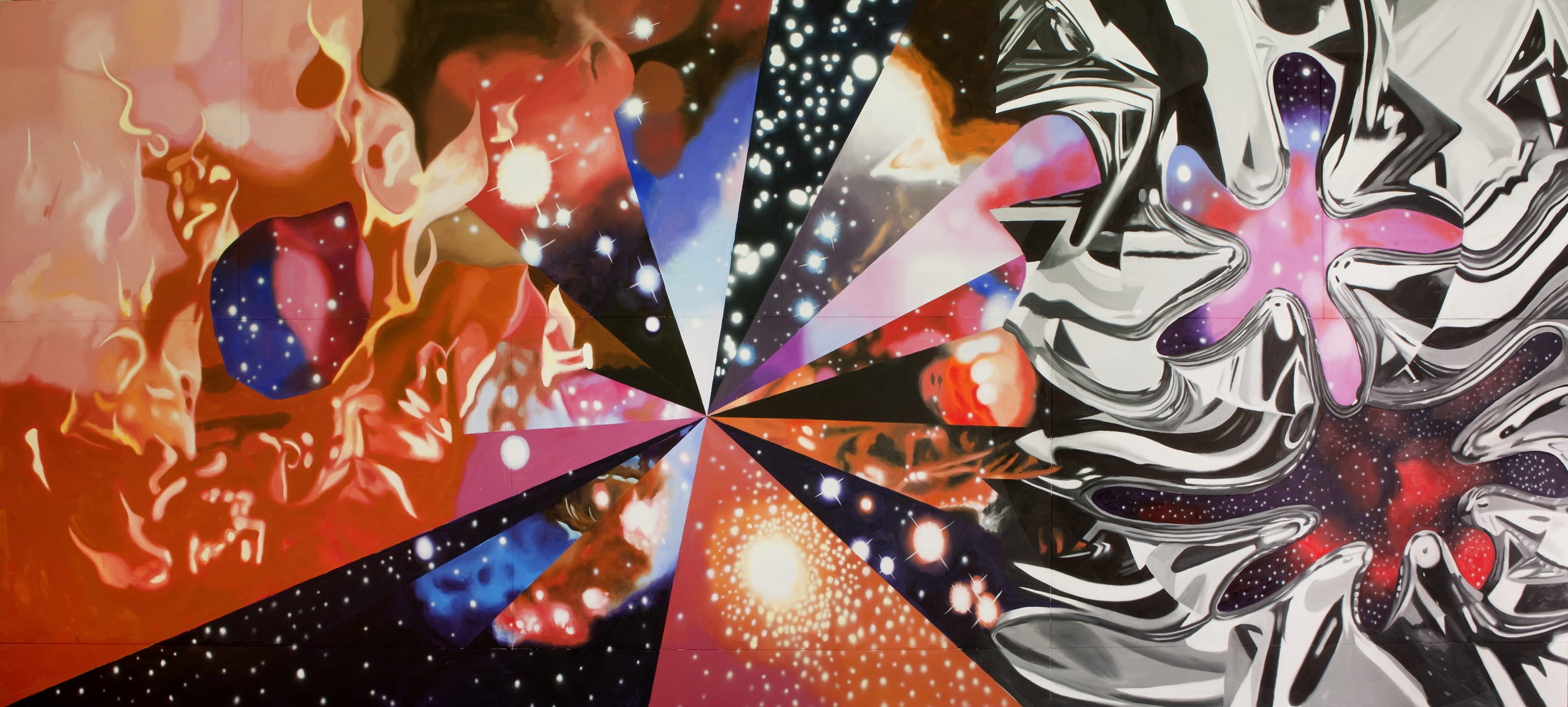 James Rosenquist's 'The Geometry of Fire' Rosenquist's painting enters the collection at MoMA