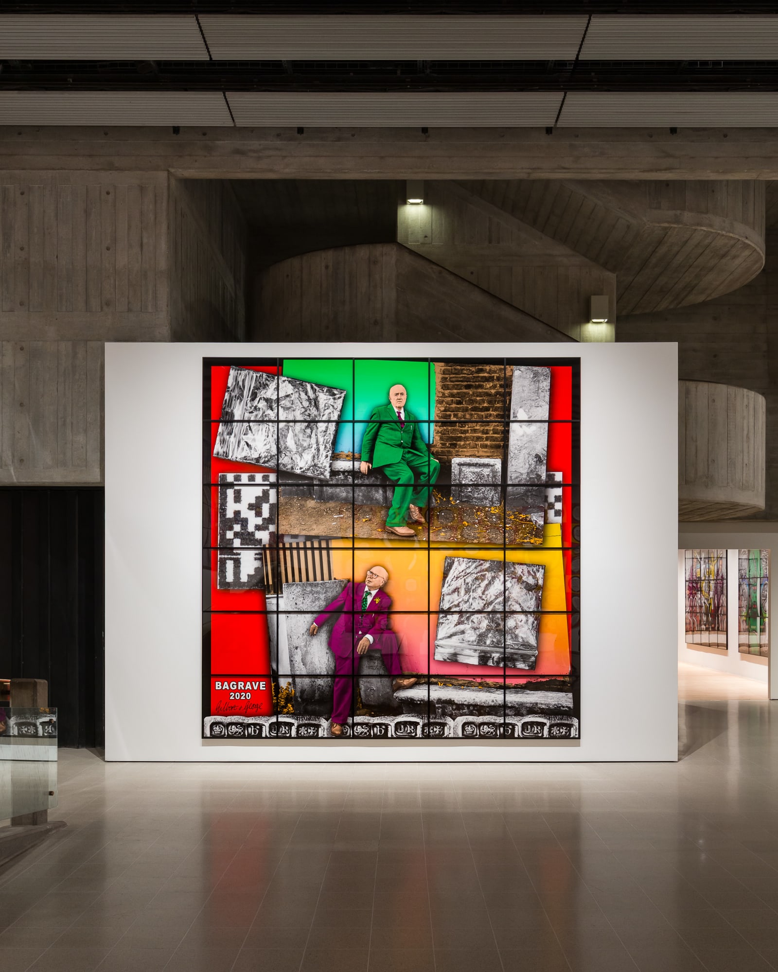 Review of Gilbert & George at the Hayward Gallery A pulsating panorama of sex, violence and glorious urban grime
