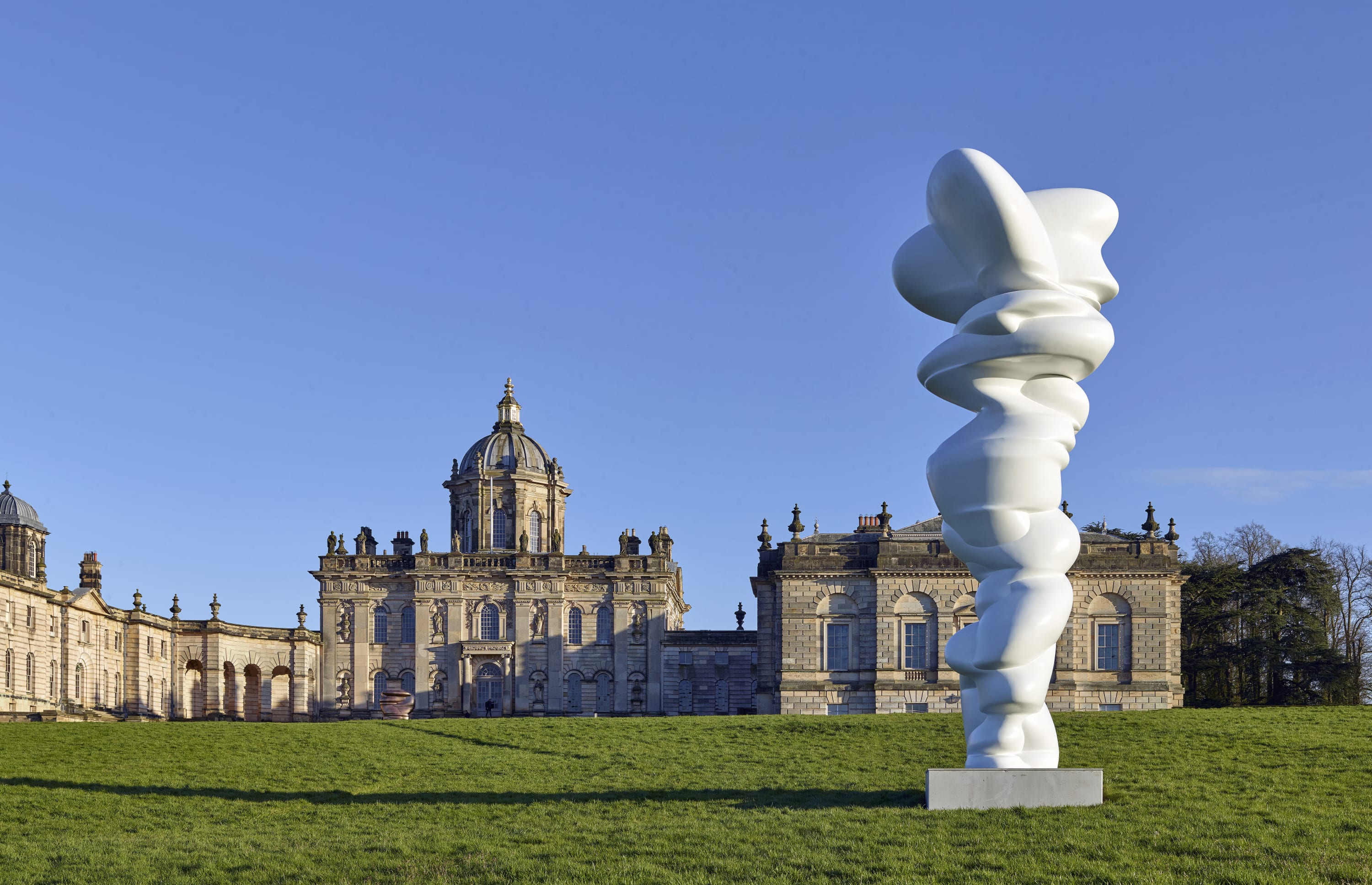 Tony Cragg at Castle Howard Stage set for Bridgerton and Brideshead, and now for a full-dress Tony Cragg show