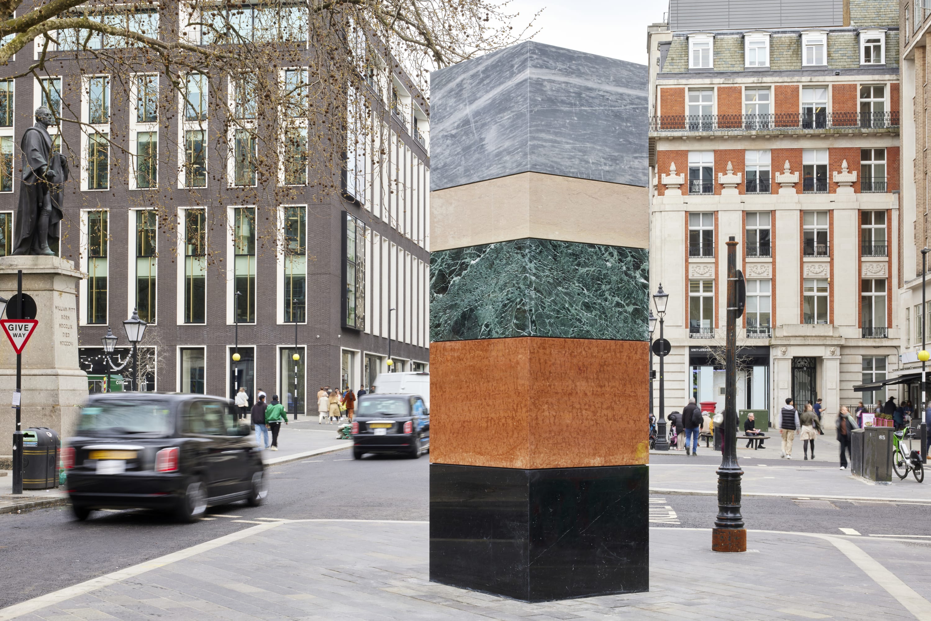 Major new work by Sean Scully in Hanover Square, London