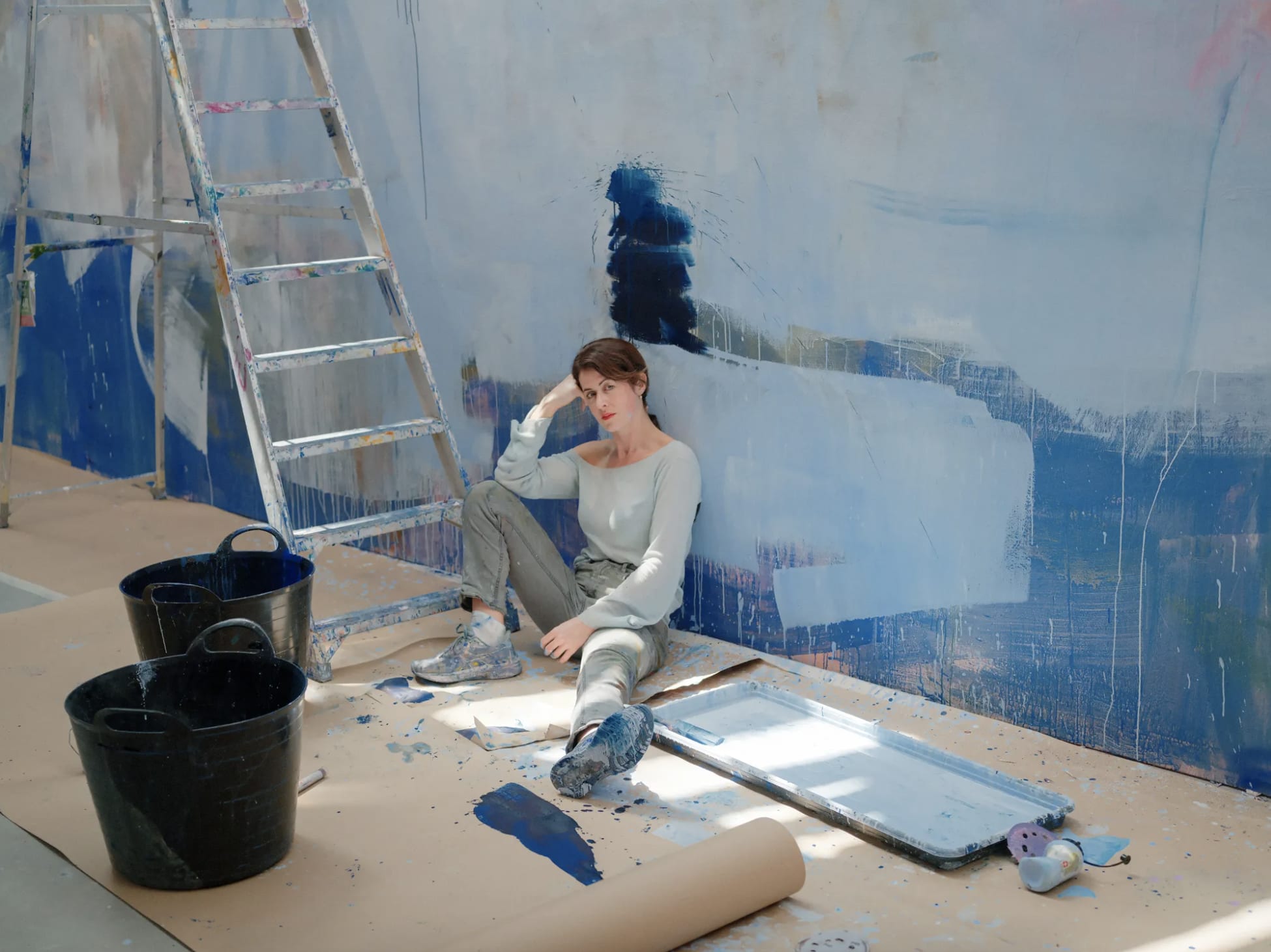 Megan Rooney's paintings are governed by the seasons The artist sat down to discuss with Matthew Holborn in her studio