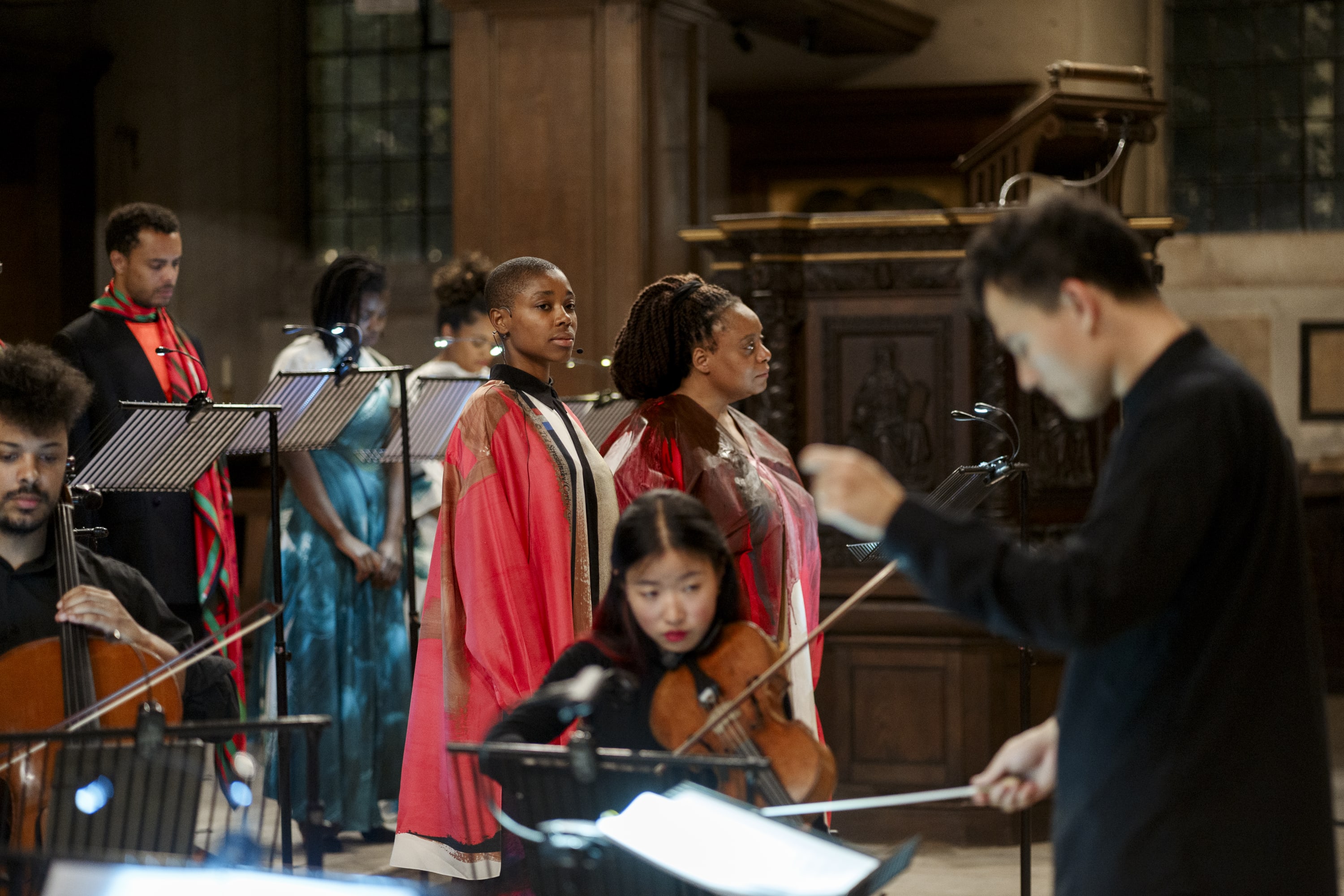 Art crowd attends Piccadilly church for Rachel Jones’s new opera piece